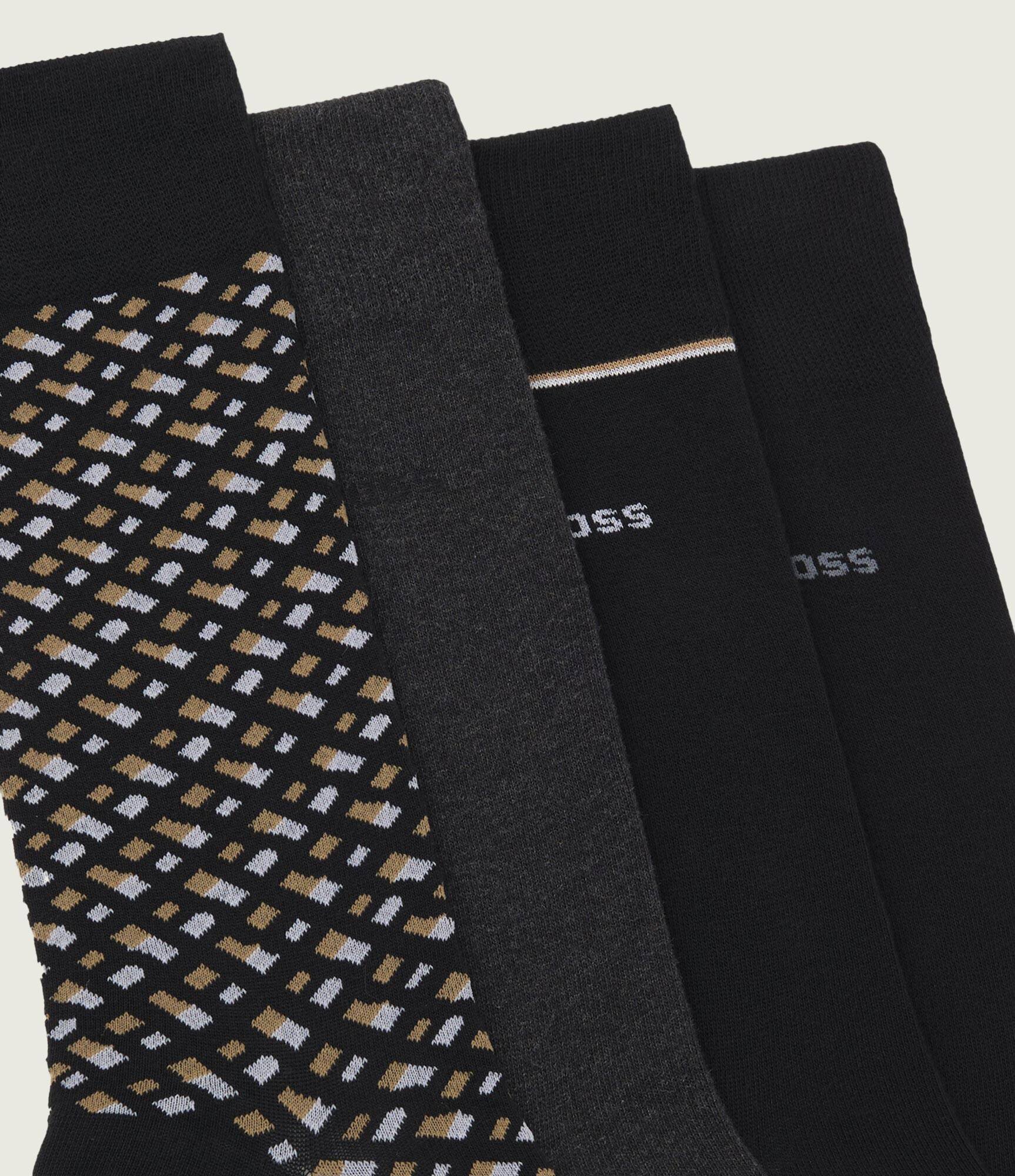 BOSS BLACK Șosete 4-pack RS Gift Monogram