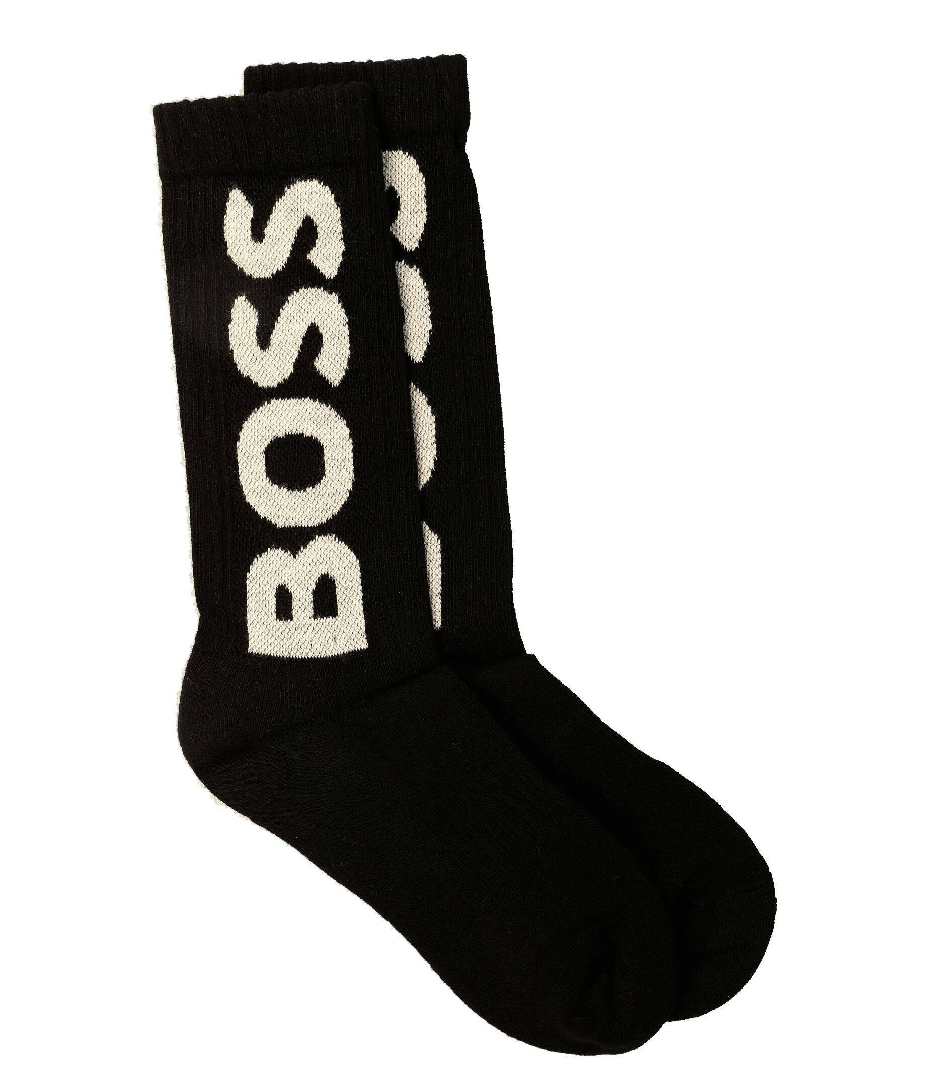 BOSS BLACK Șosete QS Rib Logo CC