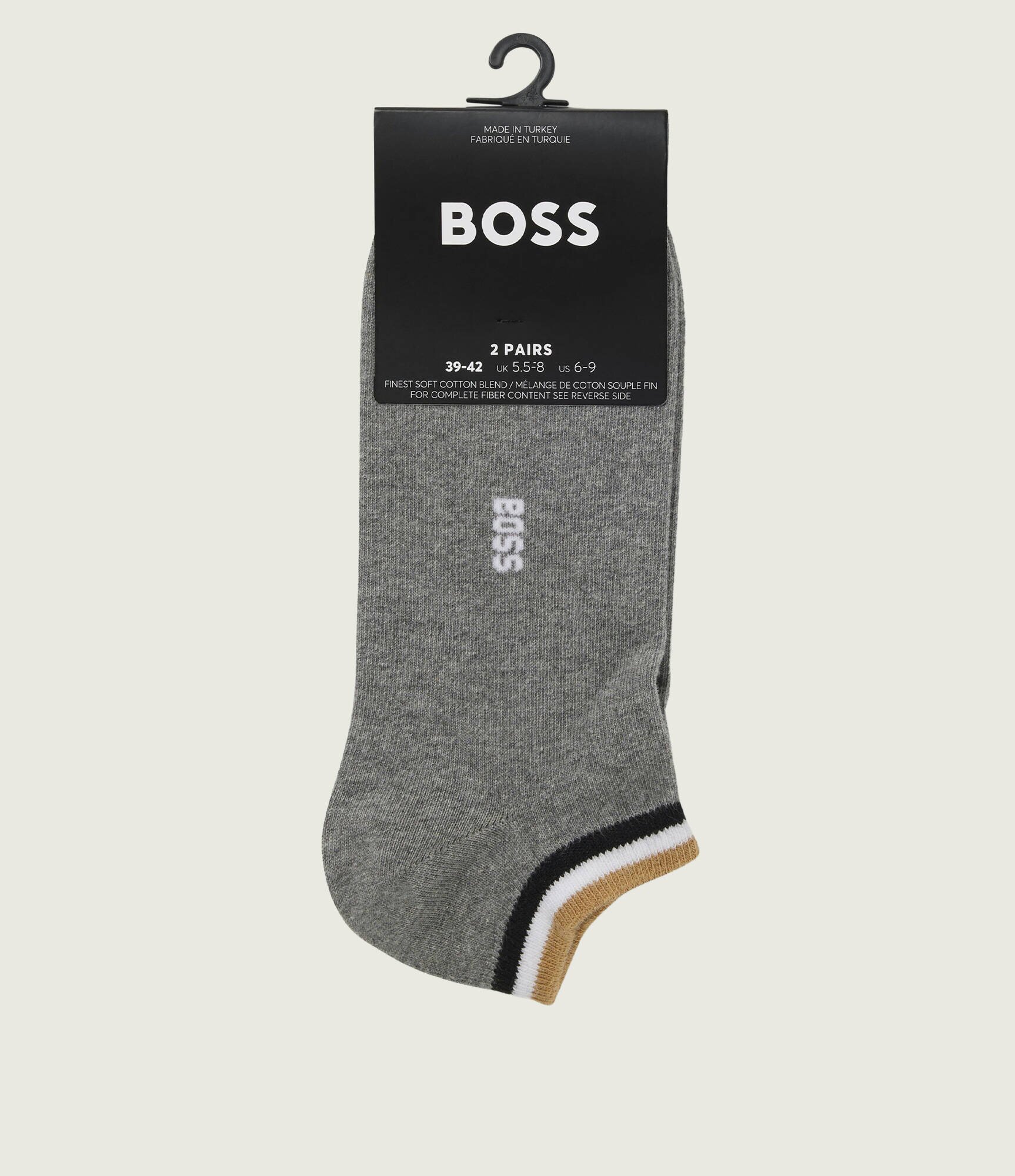BOSS BLACK Șosete/tălpici 2-pack 2P AS Uni stripe CC