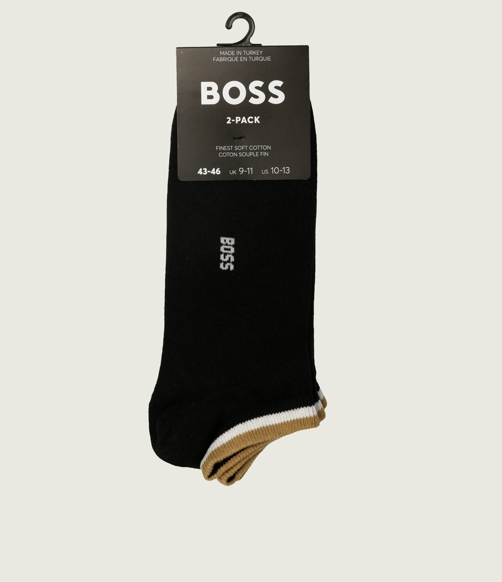 BOSS BLACK Șosete/tălpici 2P AS Uni stripe CC