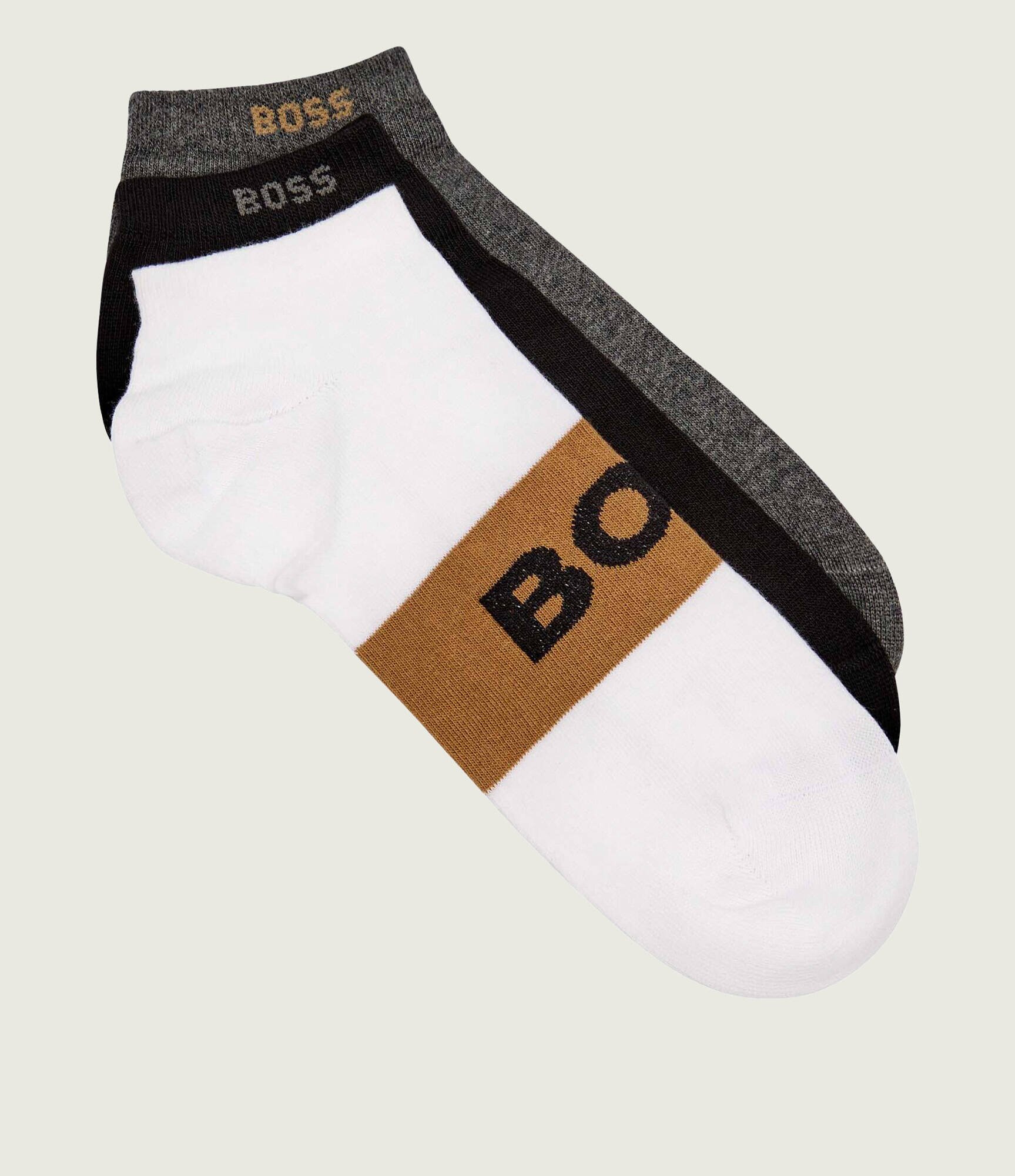 BOSS BLACK Șosete/tălpici 3 pack 3P AS Logo CC