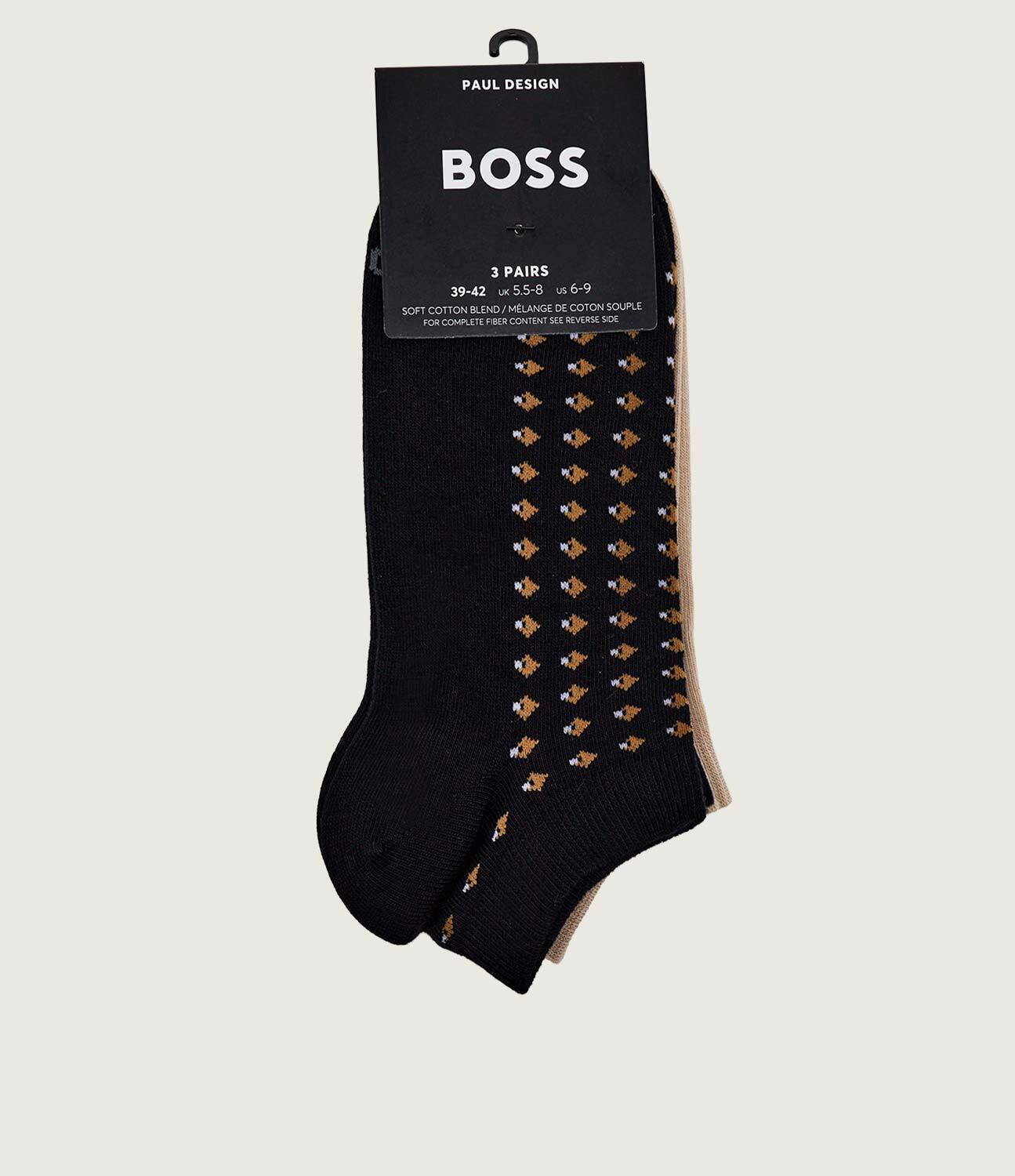 BOSS BLACK Șosete/tălpici 3 pack 3P AS Minipattern CC