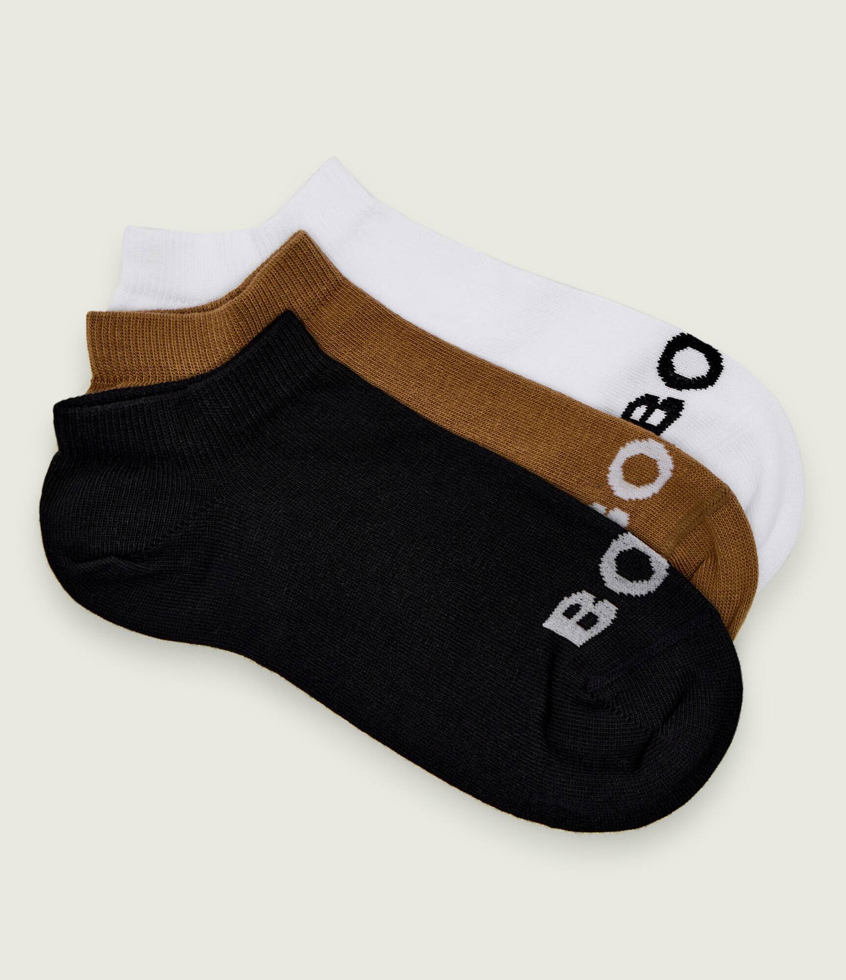 BOSS BLACK Șosete/tălpici 3 pack as-logo-cc-w