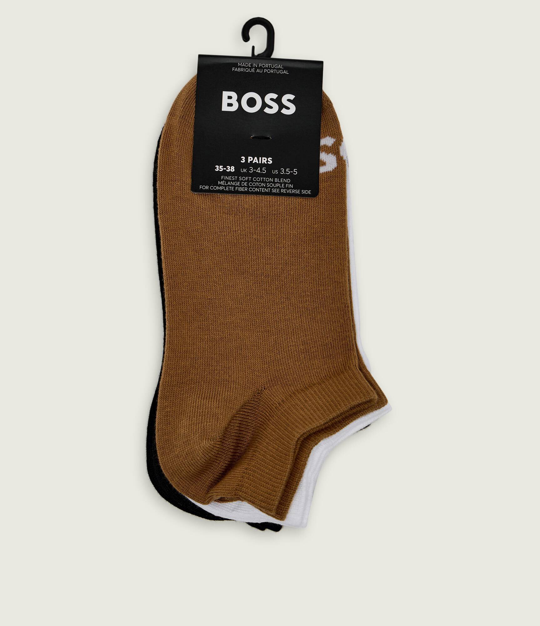 BOSS BLACK Șosete/tălpici 3 pack as-logo-cc-w