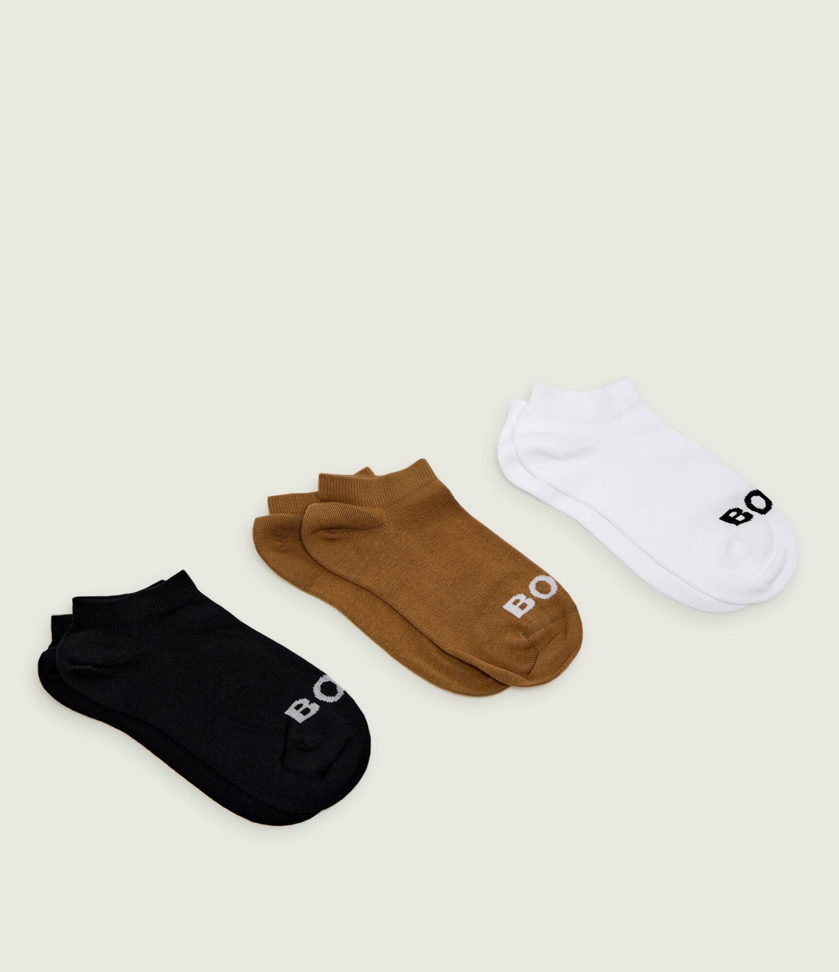 BOSS BLACK Șosete/tălpici 3 pack as-logo-cc-w