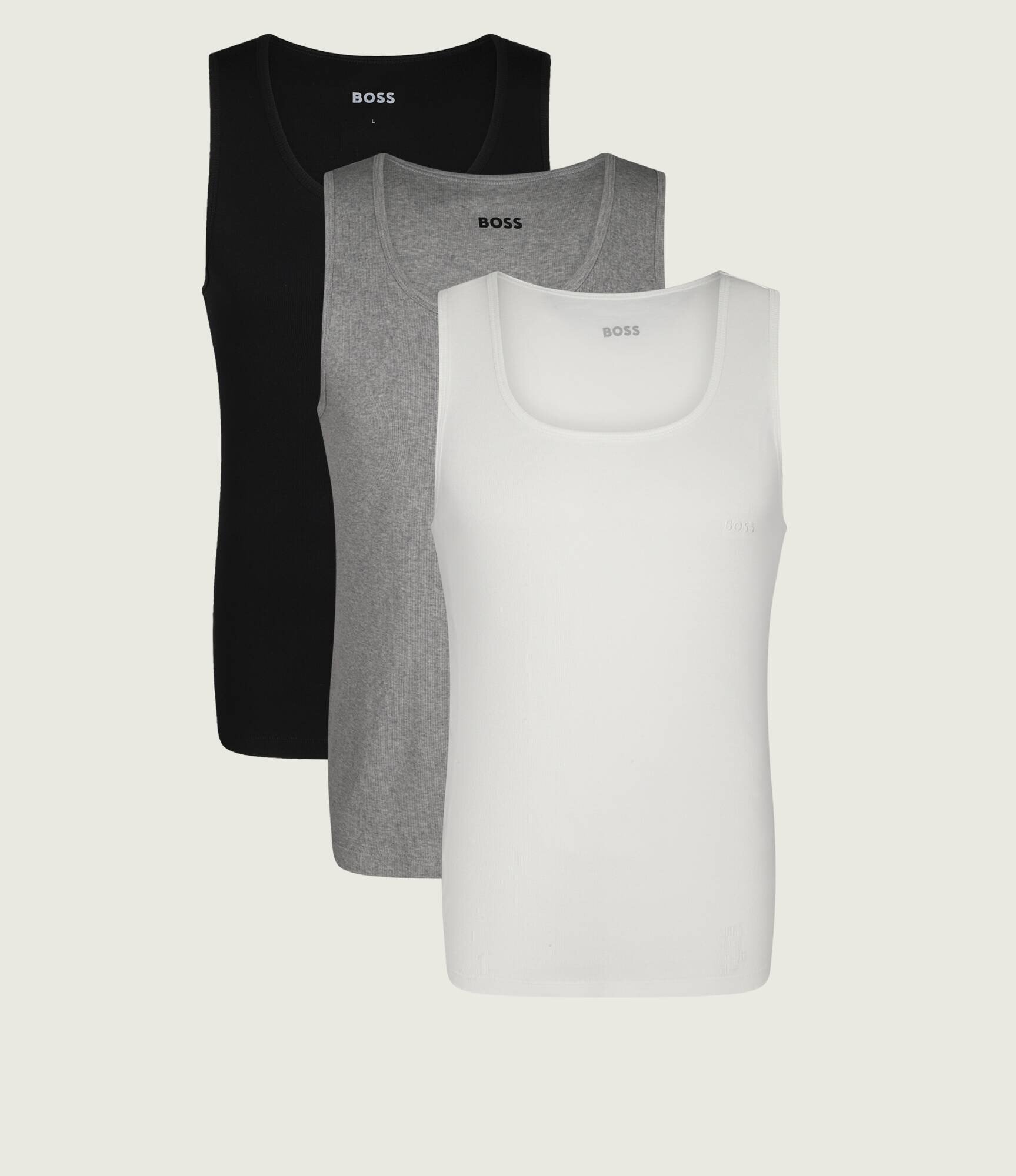 BOSS BLACK Tank top 3-pack RibClassic | regular fit