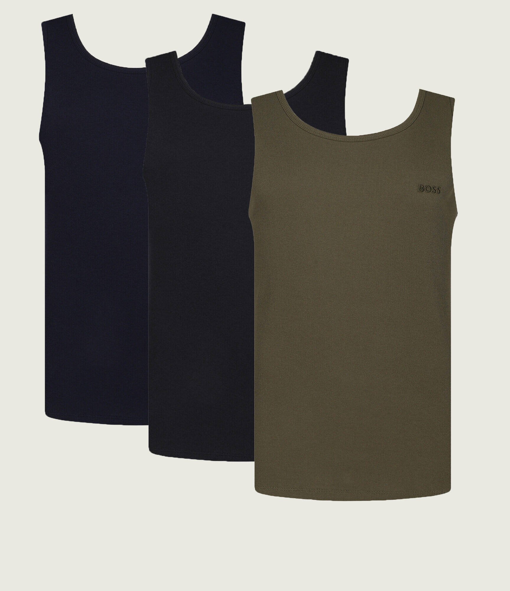 BOSS BLACK Tank top 3-pack RibClassic | regular fit