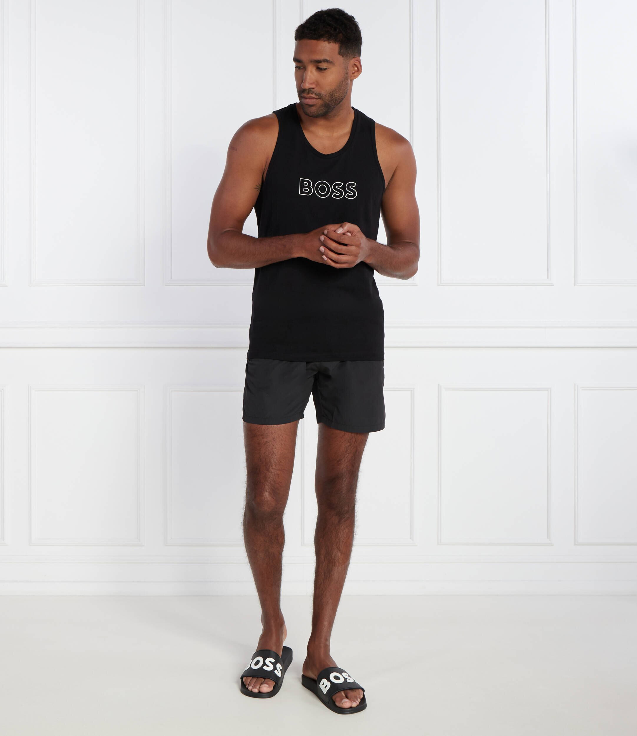 BOSS BLACK Tank top Beach | Regular Fit