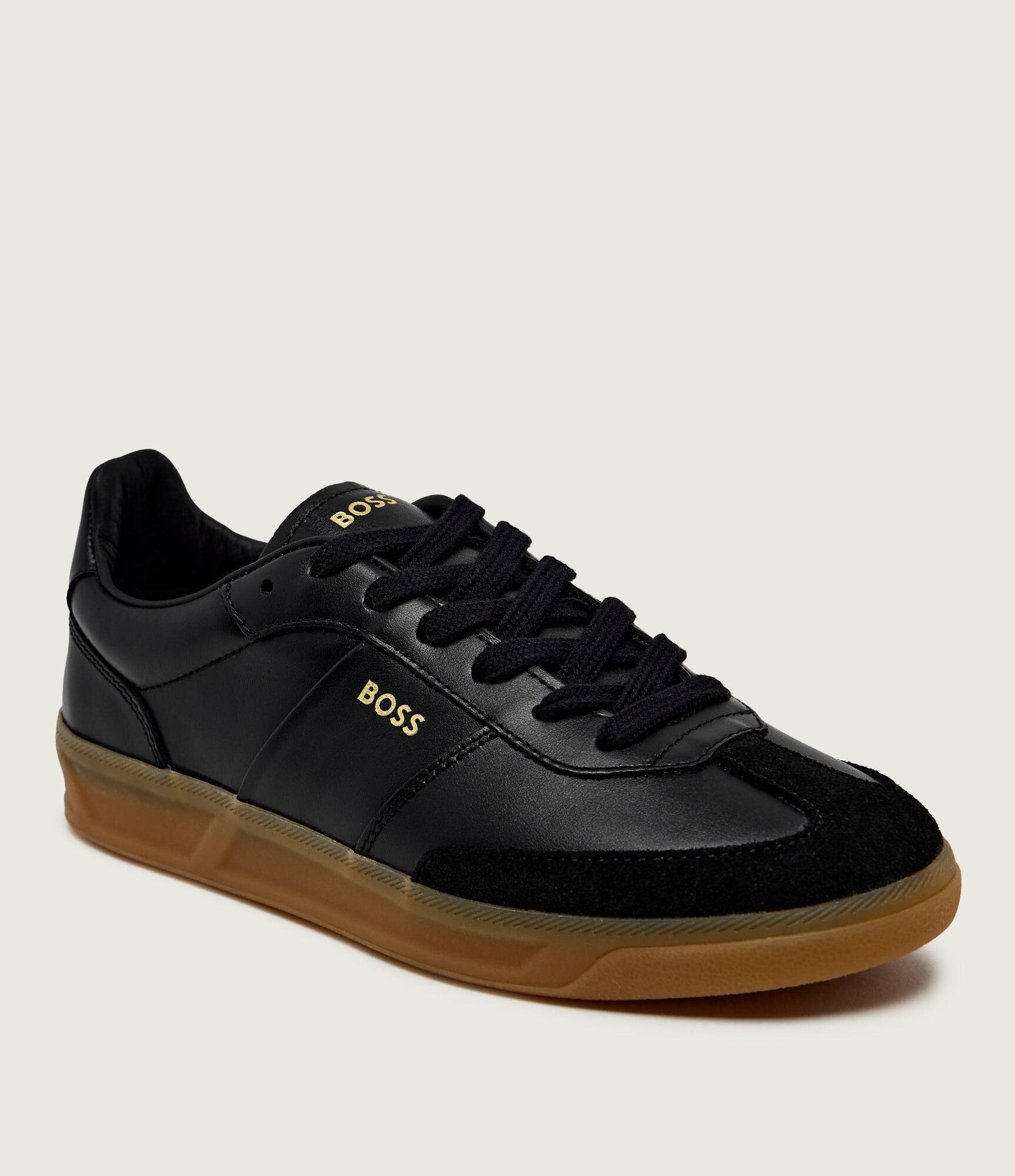 BOSS BLACK Teniși din piele Brenta_Tenn_ltsd