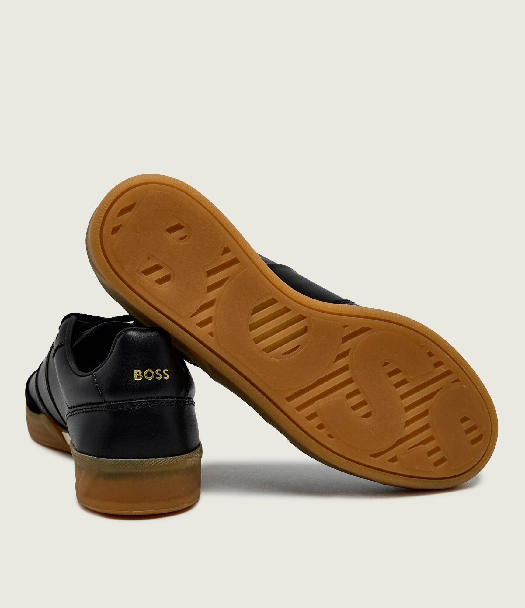 BOSS BLACK Teniși din piele Brenta_Tenn_ltsd