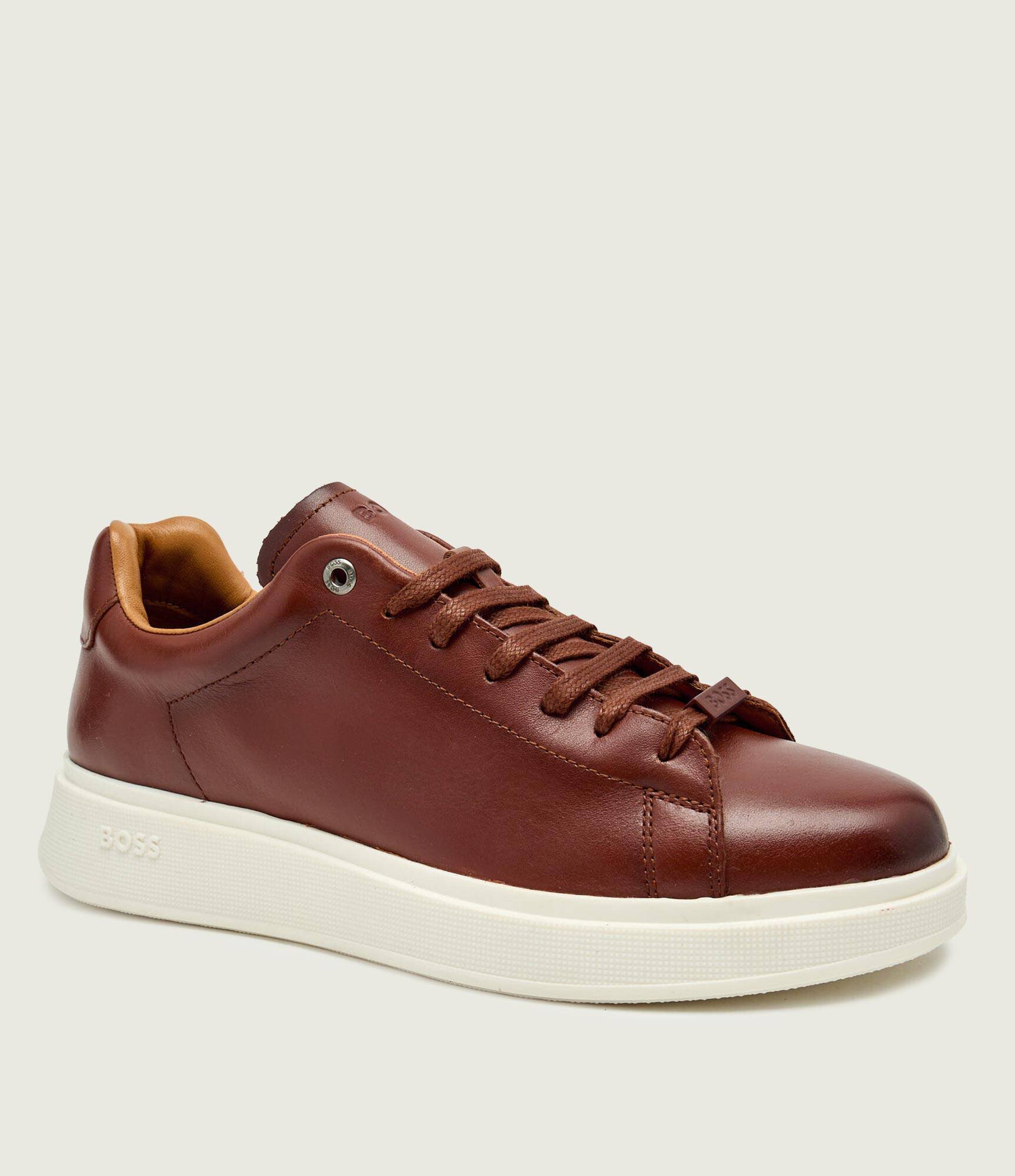 BOSS BLACK Teniși din piele Bulton_Runn_buf