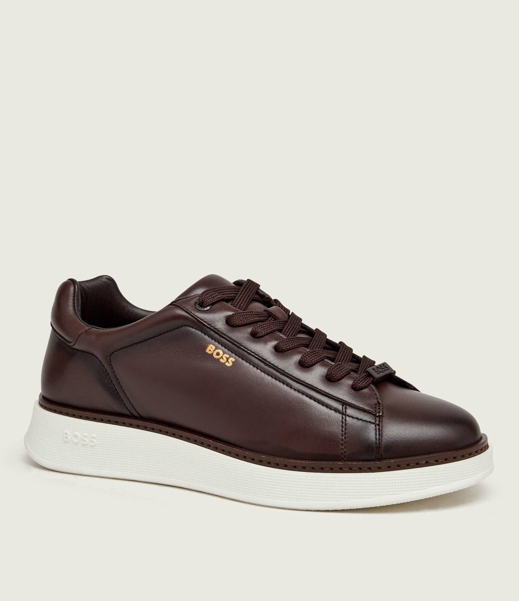 BOSS BLACK Teniși din piele Bulton_Runn_bufwtL