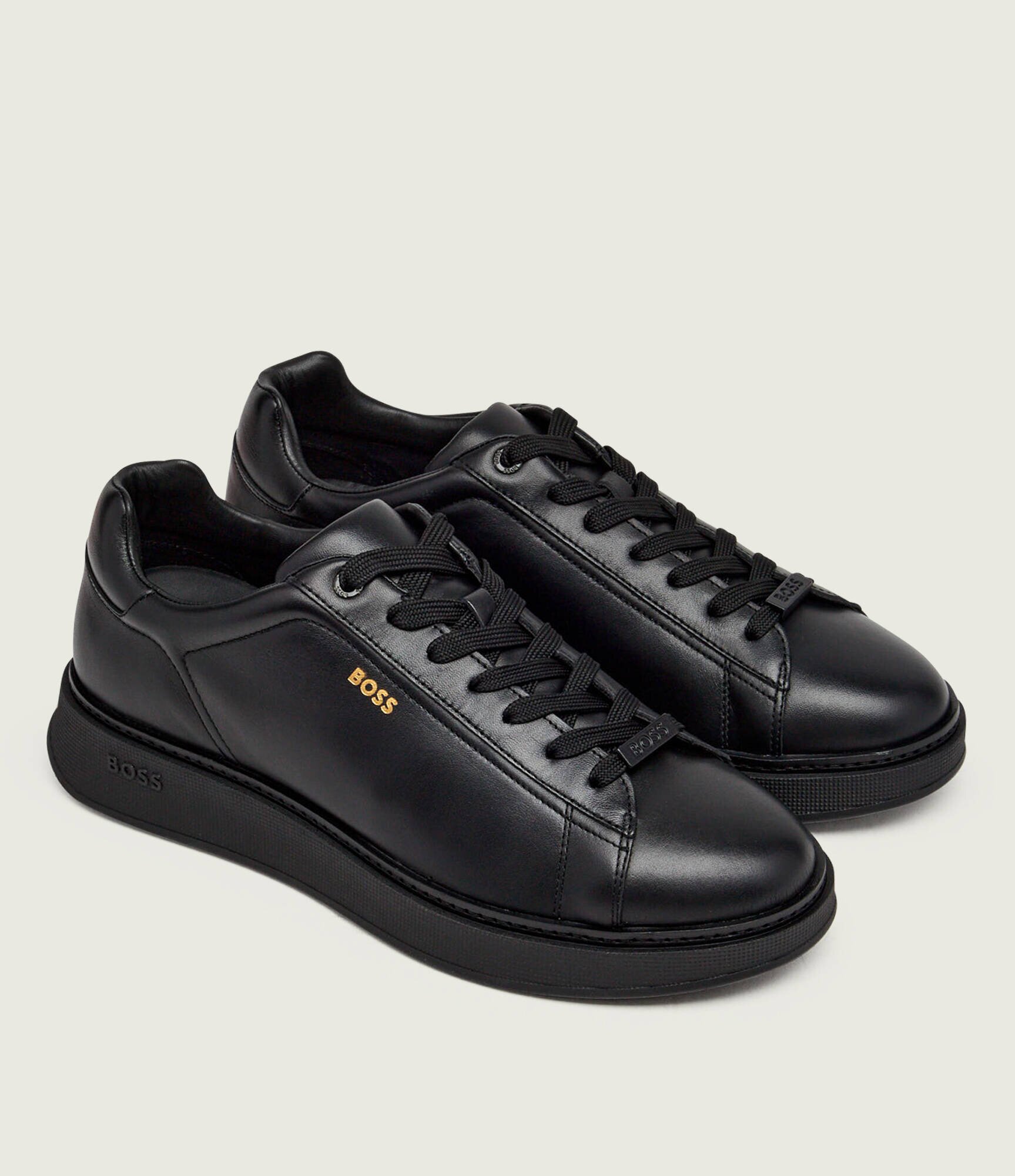 BOSS BLACK Teniși din piele Bulton_Runn_bufwtL