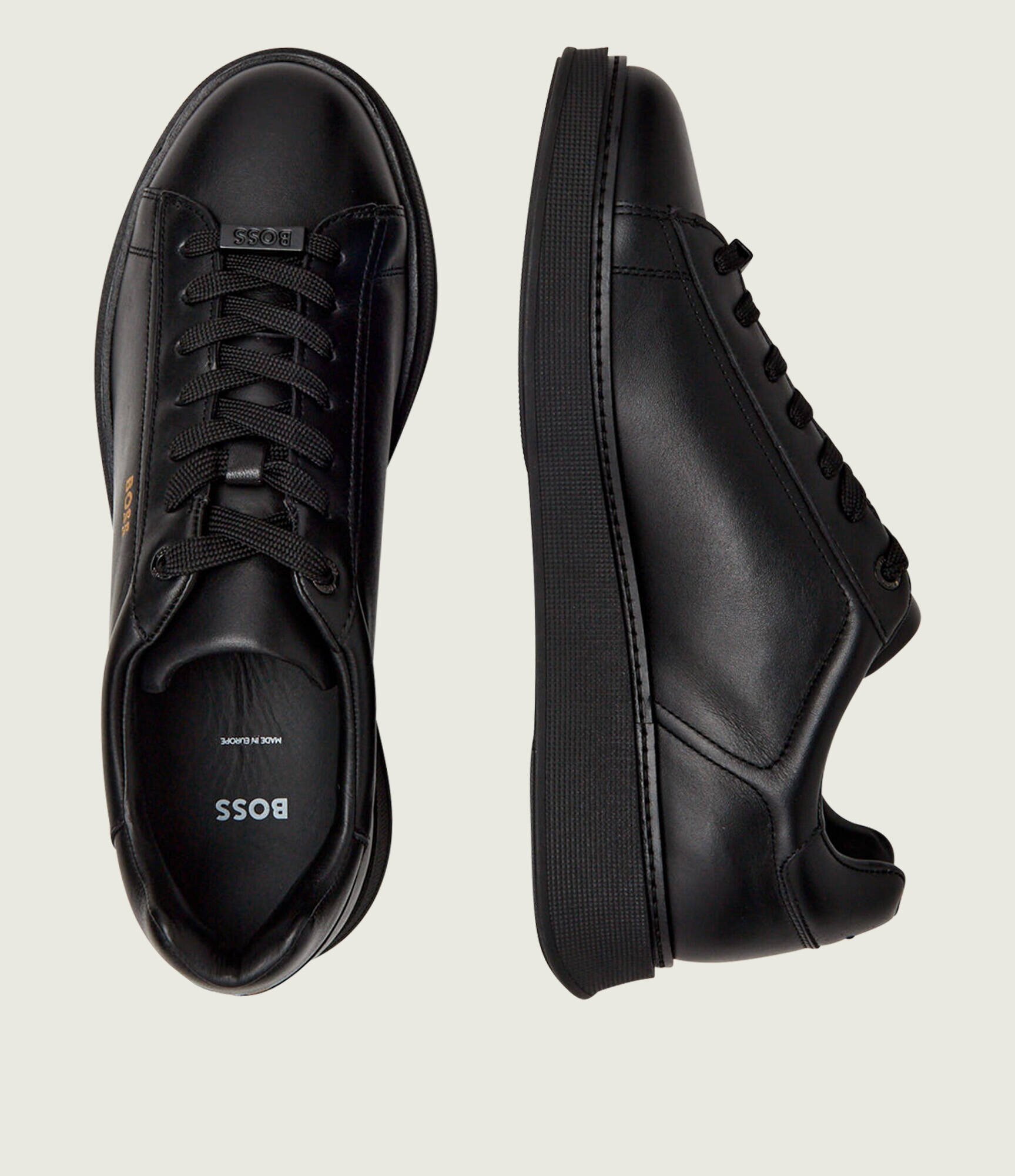 BOSS BLACK Teniși din piele Bulton_Runn_bufwtL
