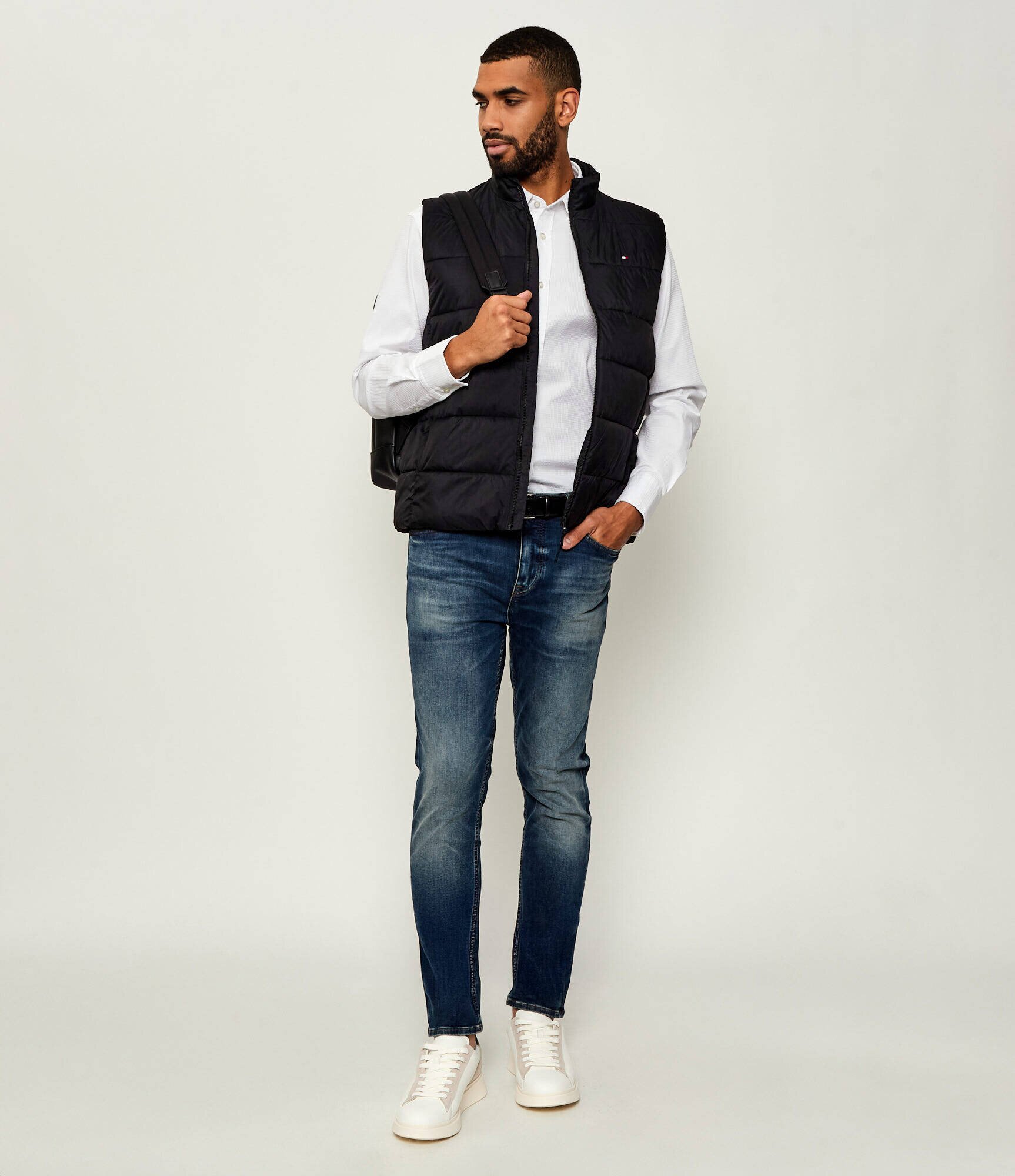 BOSS BLACK Teniși din piele Bulton_Runn_sdgrlt