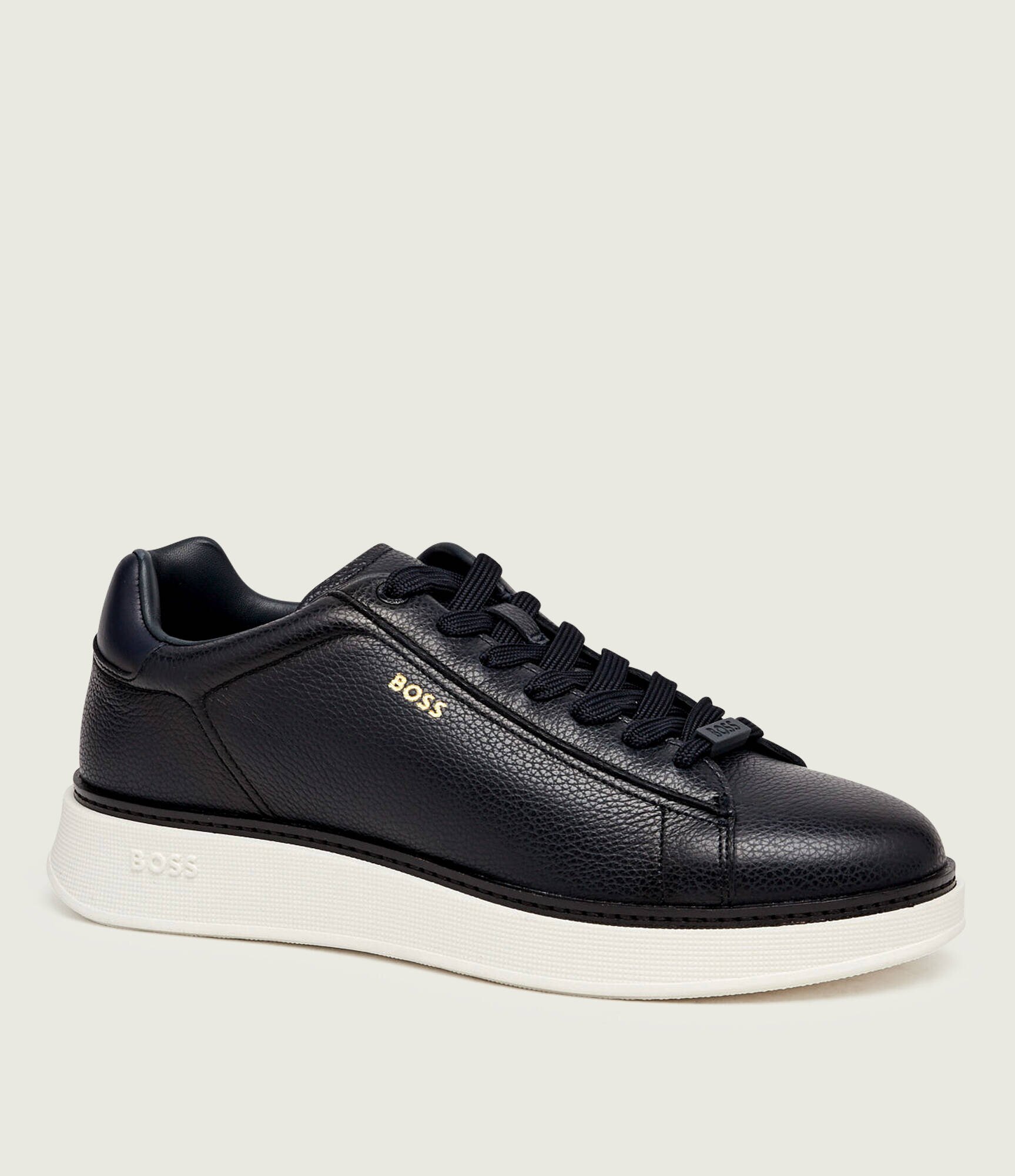 BOSS BLACK Teniși din piele Bulton_Runn_tb