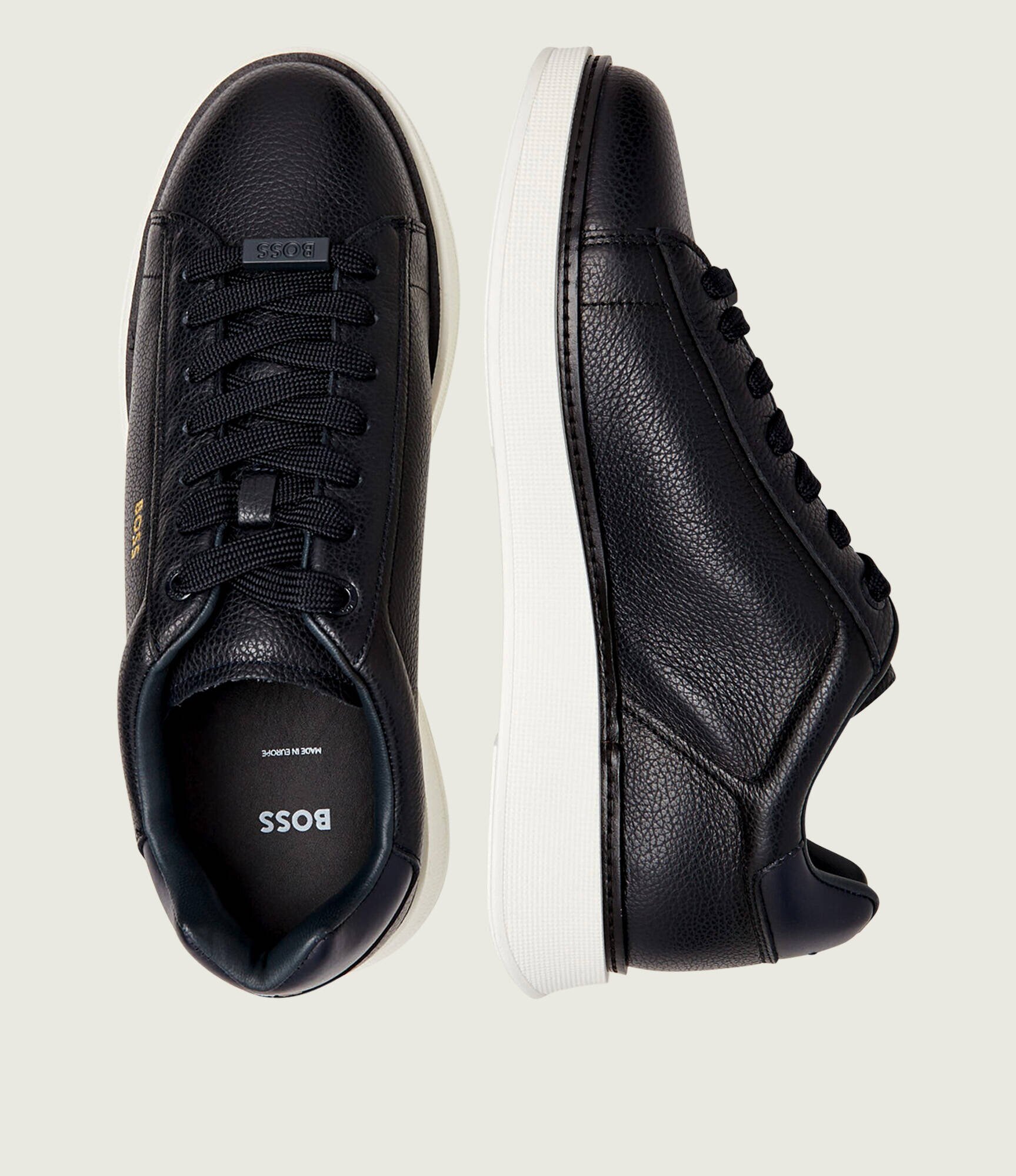 BOSS BLACK Teniși din piele Bulton_Runn_tb