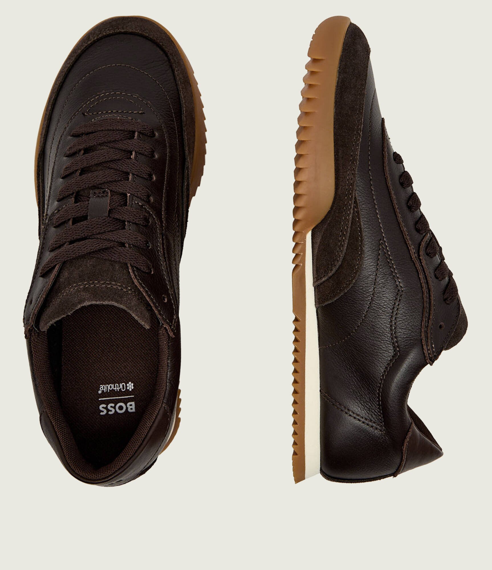 BOSS BLACK Teniși din piele Careton_Lowp_sdltb