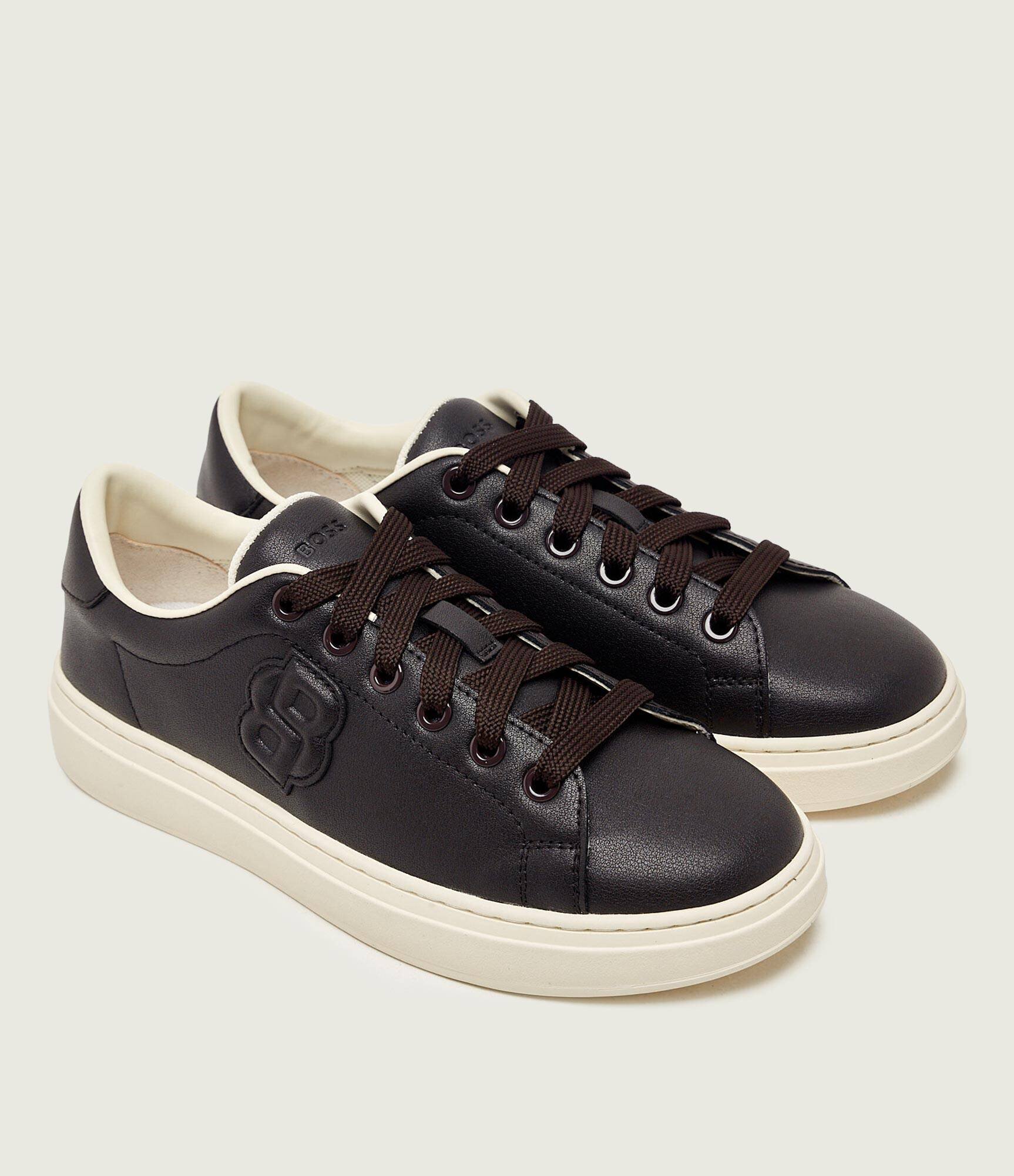 BOSS BLACK Teniși din piele Kieran_Tenn_alemBB