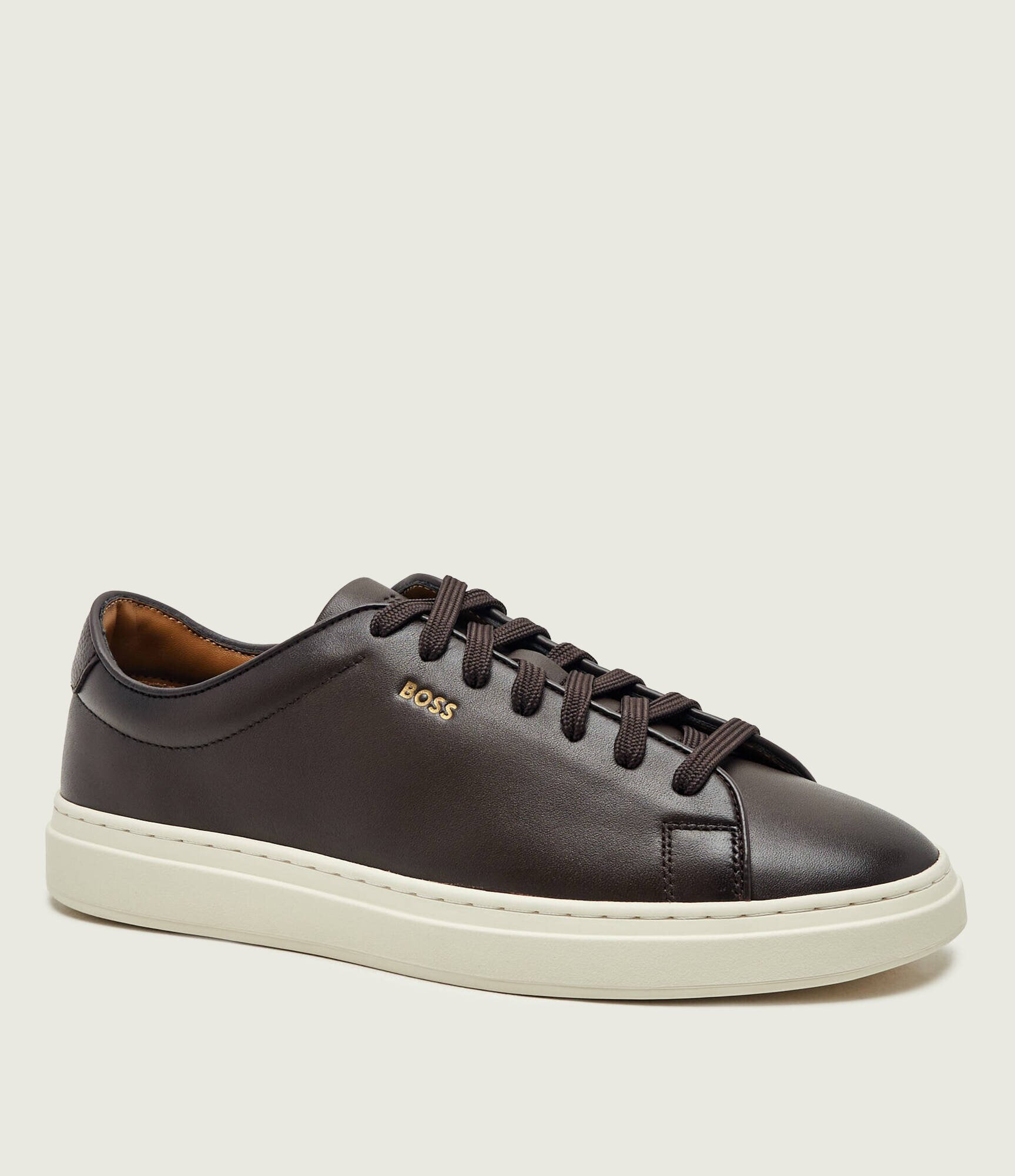 BOSS BLACK Teniși din piele Kieran_Tenn_butb