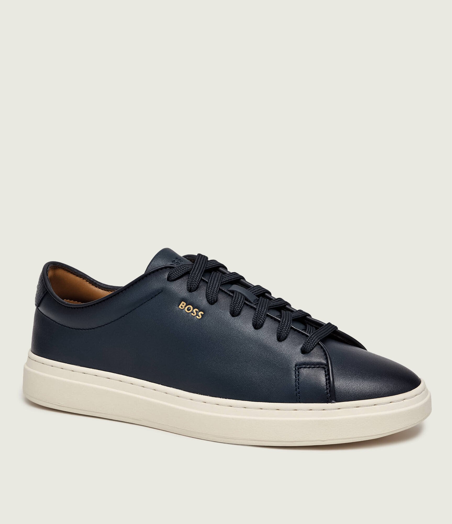 BOSS BLACK Teniși din piele Kieran_Tenn_butb