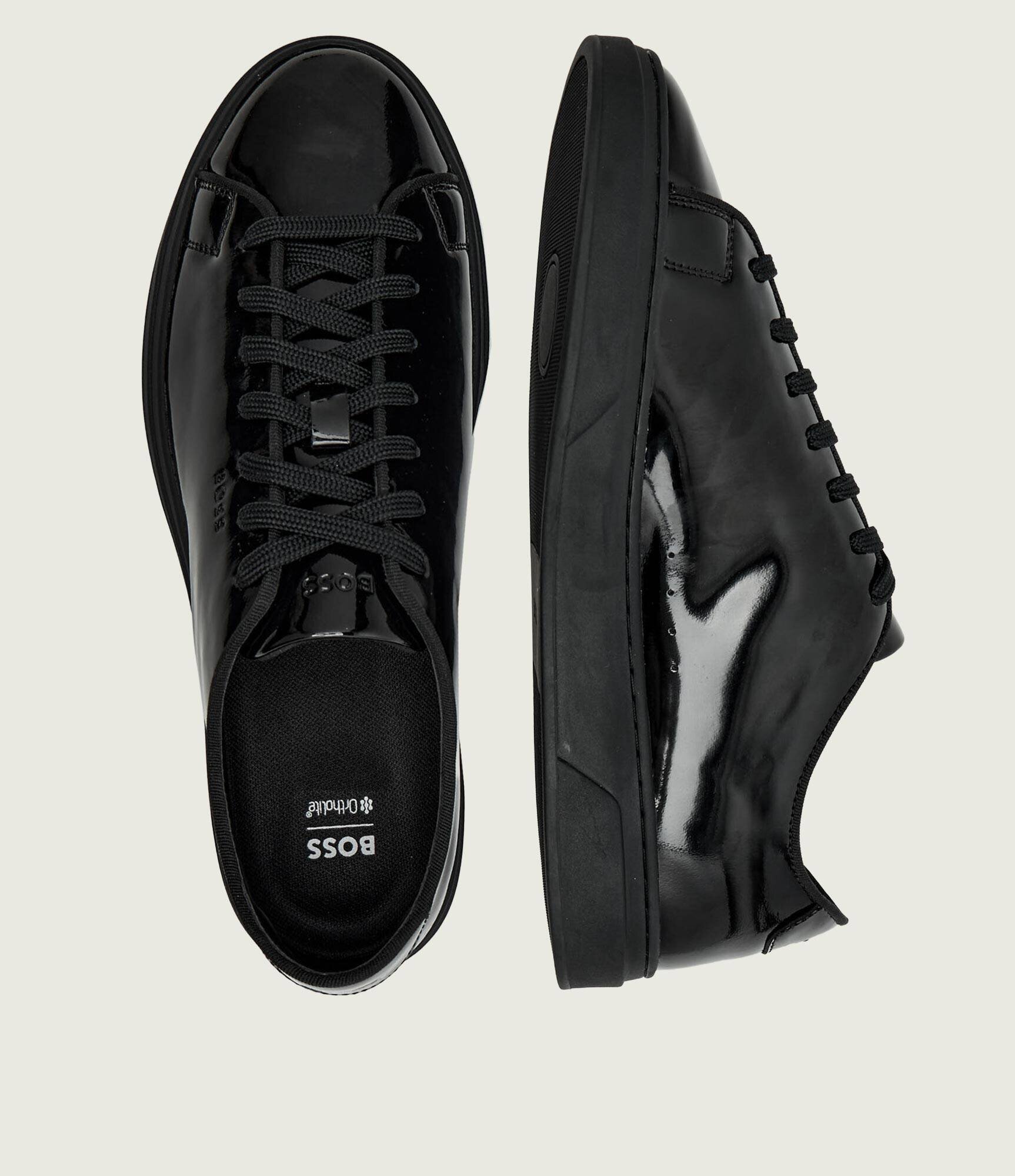 BOSS BLACK Teniși din piele Kieran_Tenn_pabnd