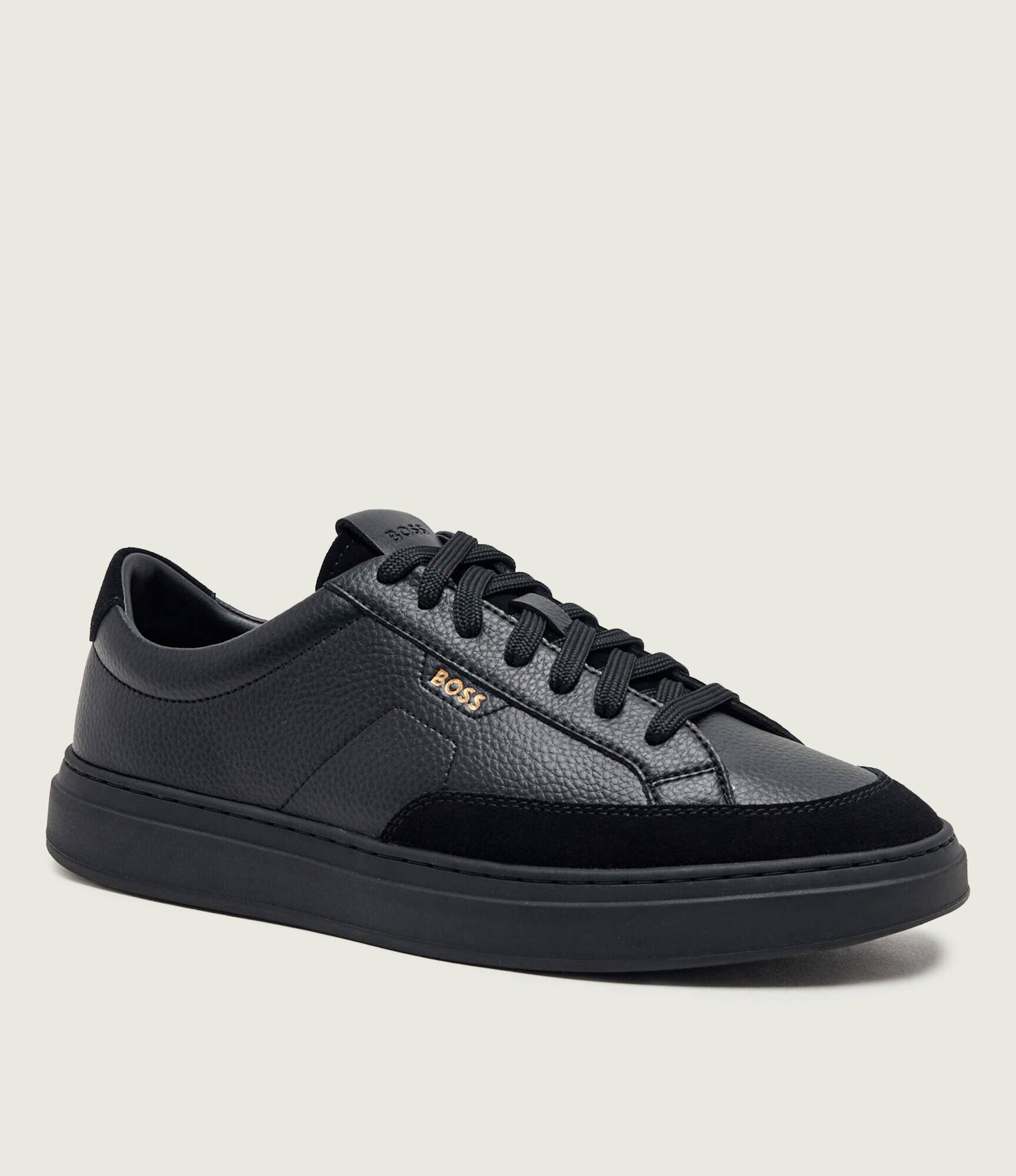 BOSS BLACK Teniși din piele Kieran_Tenn_sdtbal | piele întoarsă