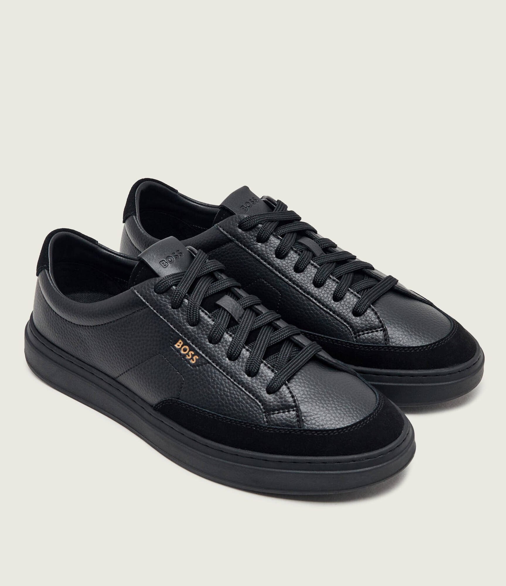 BOSS BLACK Teniși din piele Kieran_Tenn_sdtbal | piele întoarsă