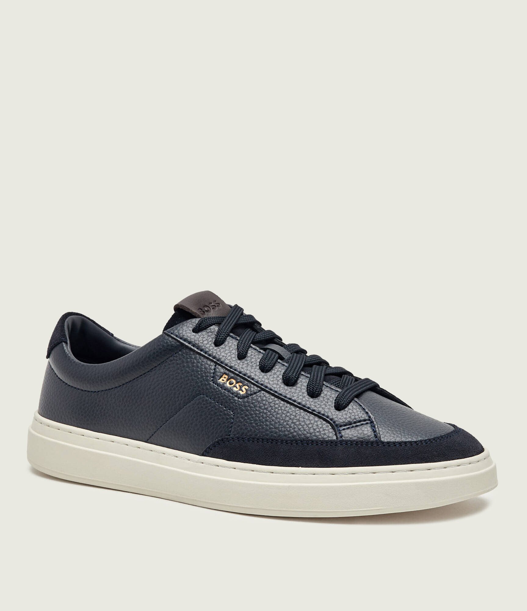 BOSS BLACK Teniși din piele Kieran_Tenn_sdtbal | piele întoarsă