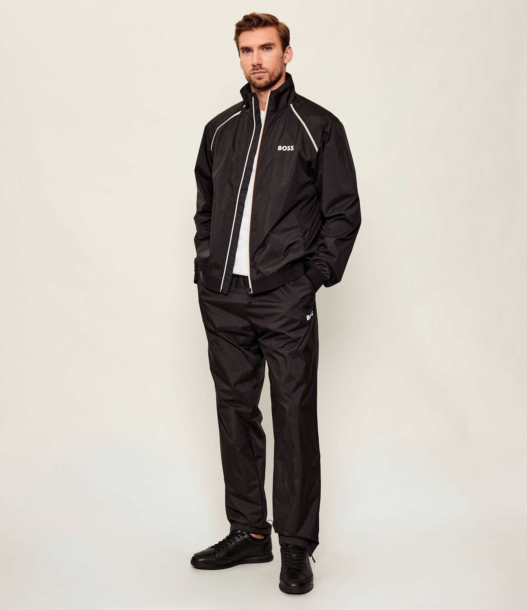 BOSS BLACK Teniși din piele Nitan_Lowp_bu