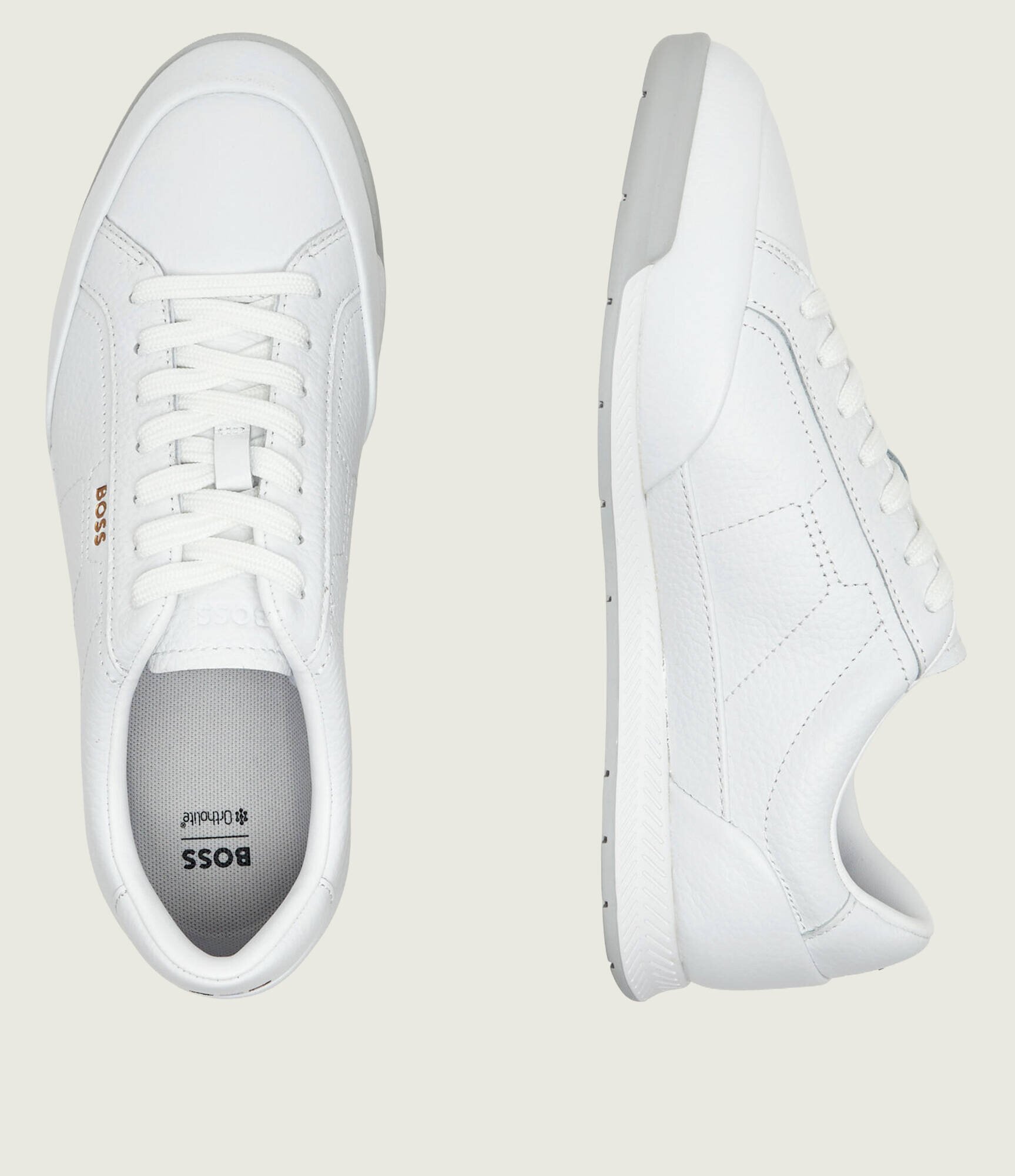 BOSS BLACK Teniși din piele Nitan_Lowp_ltgrn