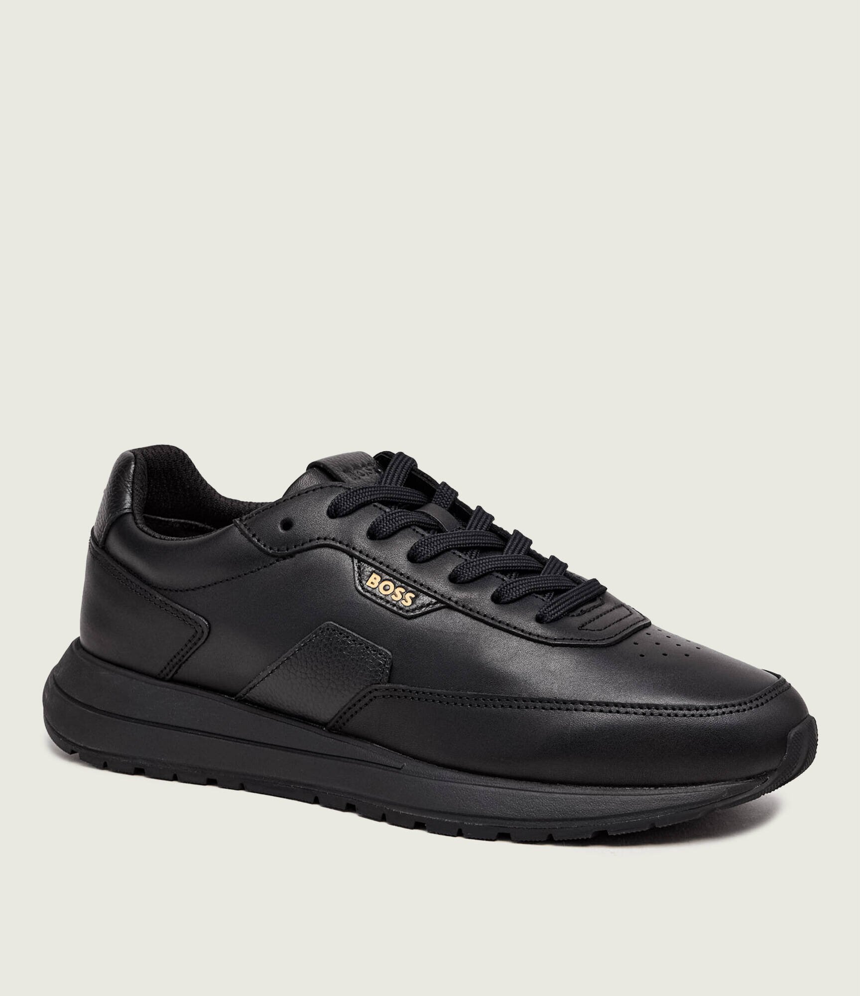 BOSS BLACK Teniși din piele Vinston_Runn_butb