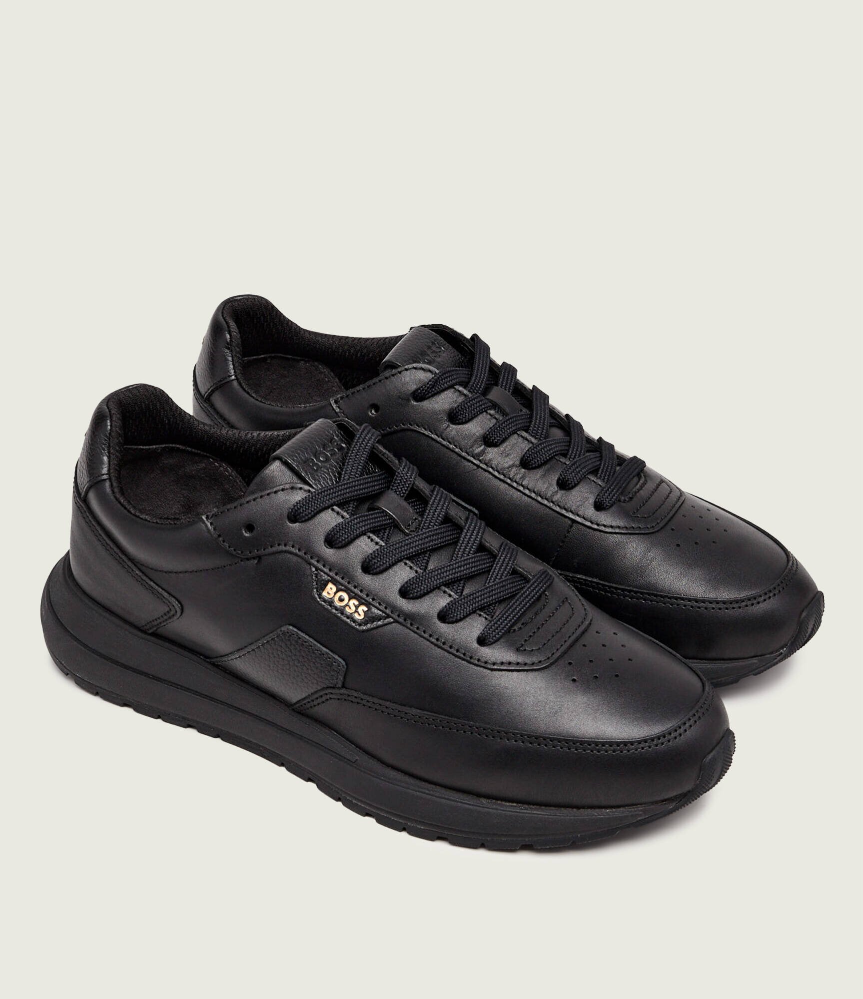 BOSS BLACK Teniși din piele Vinston_Runn_butb