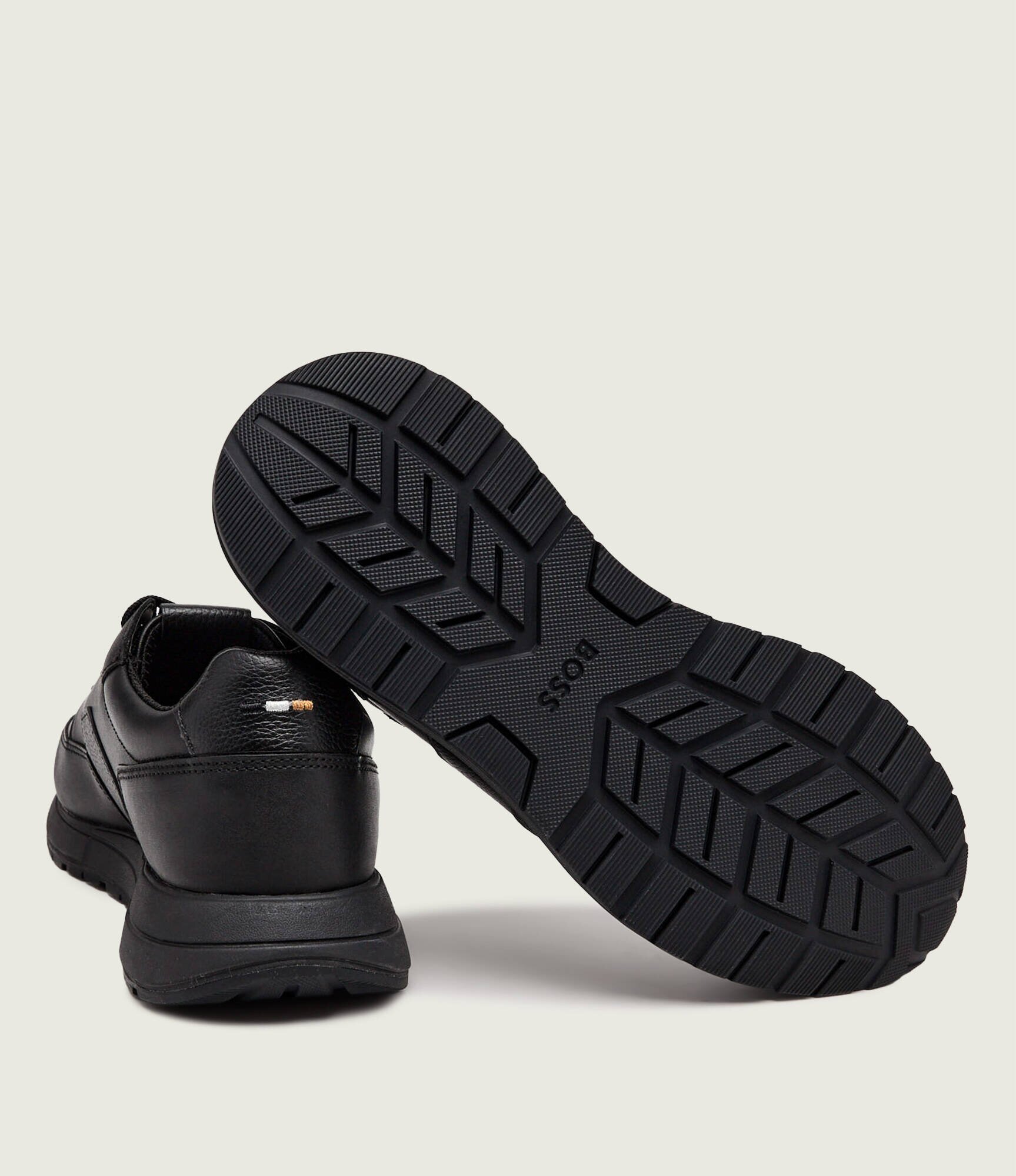 BOSS BLACK Teniși din piele Vinston_Runn_butb