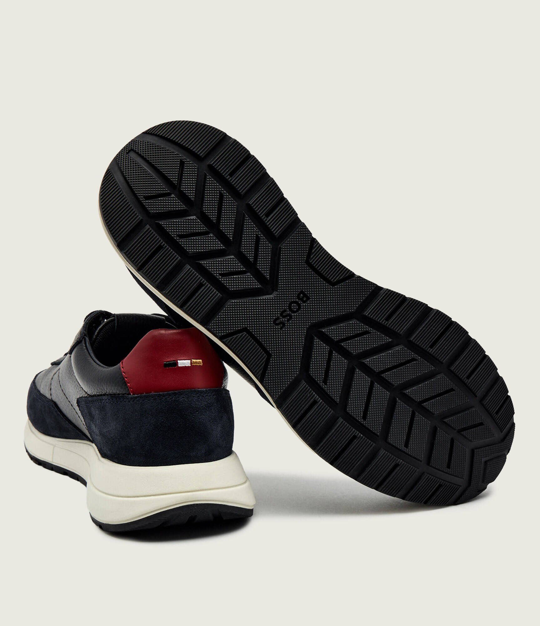 BOSS BLACK Teniși din piele Vinston_Runn_sdgrlt
