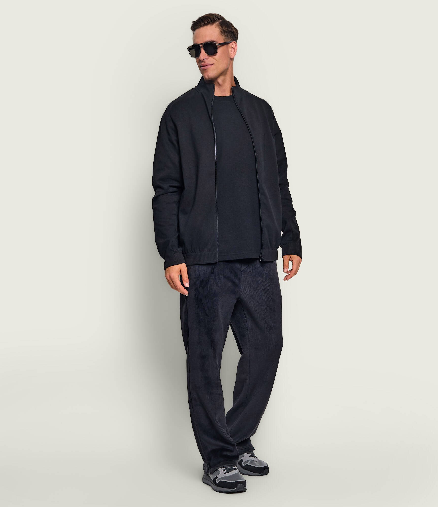 BOSS BLACK Teniși din piele Vinston_Runn_sdtbpl | piele întoarsă