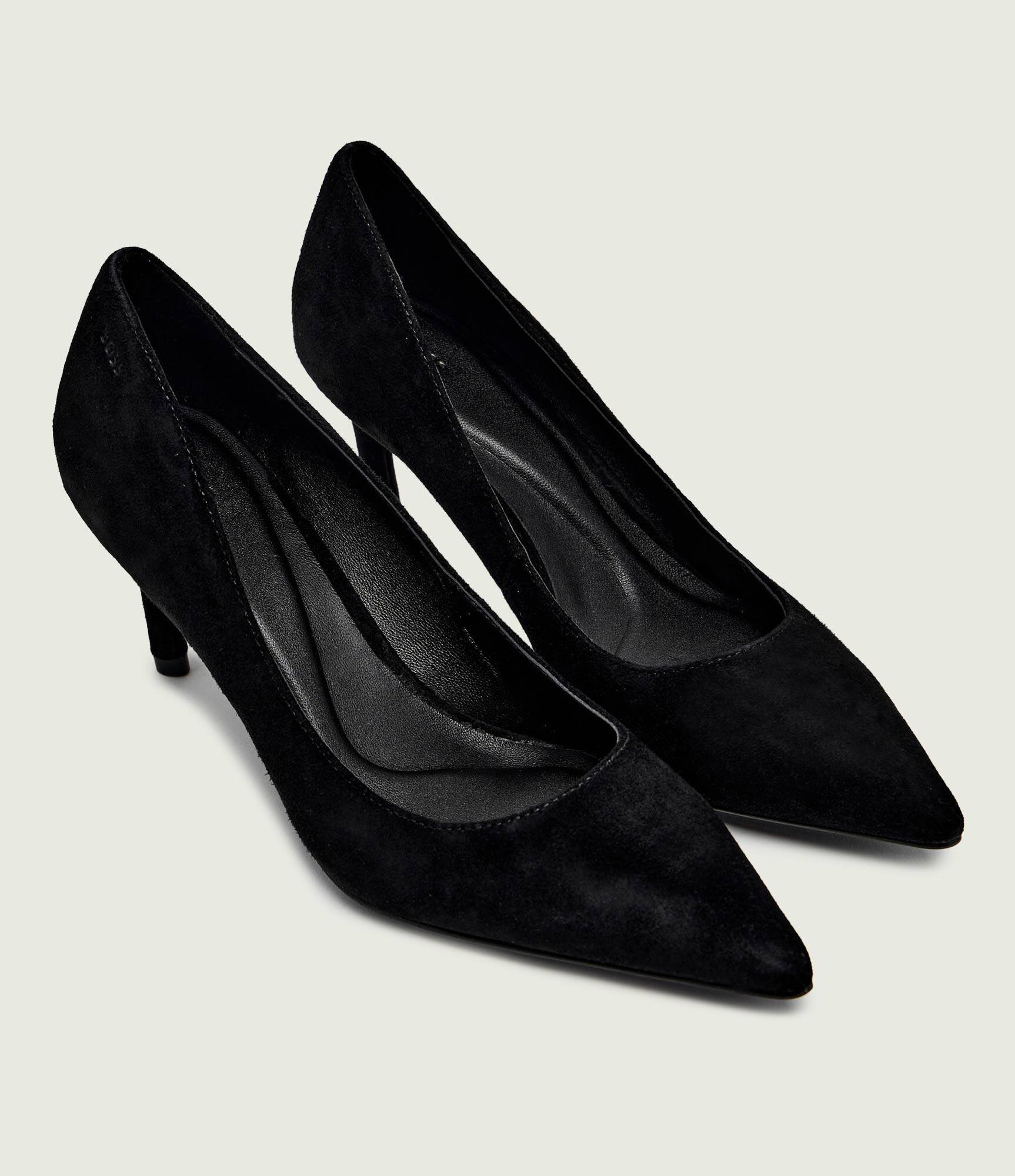 BOSS BLACK Tocuri Gracey_Pump70_SD | piele întoarsă