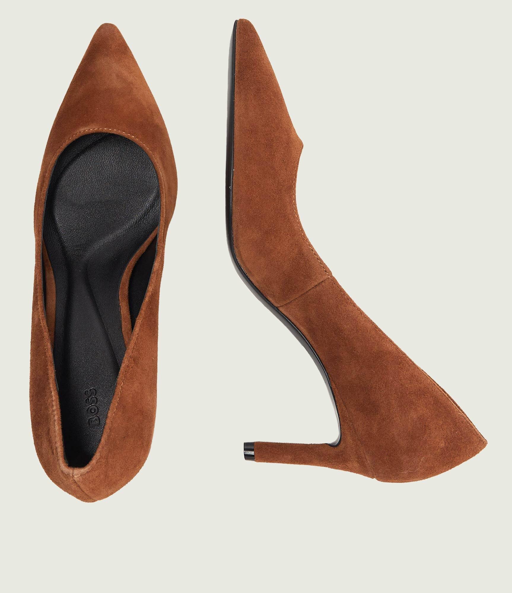 BOSS BLACK Tocuri Gracey_Pump70_SD | piele întoarsă