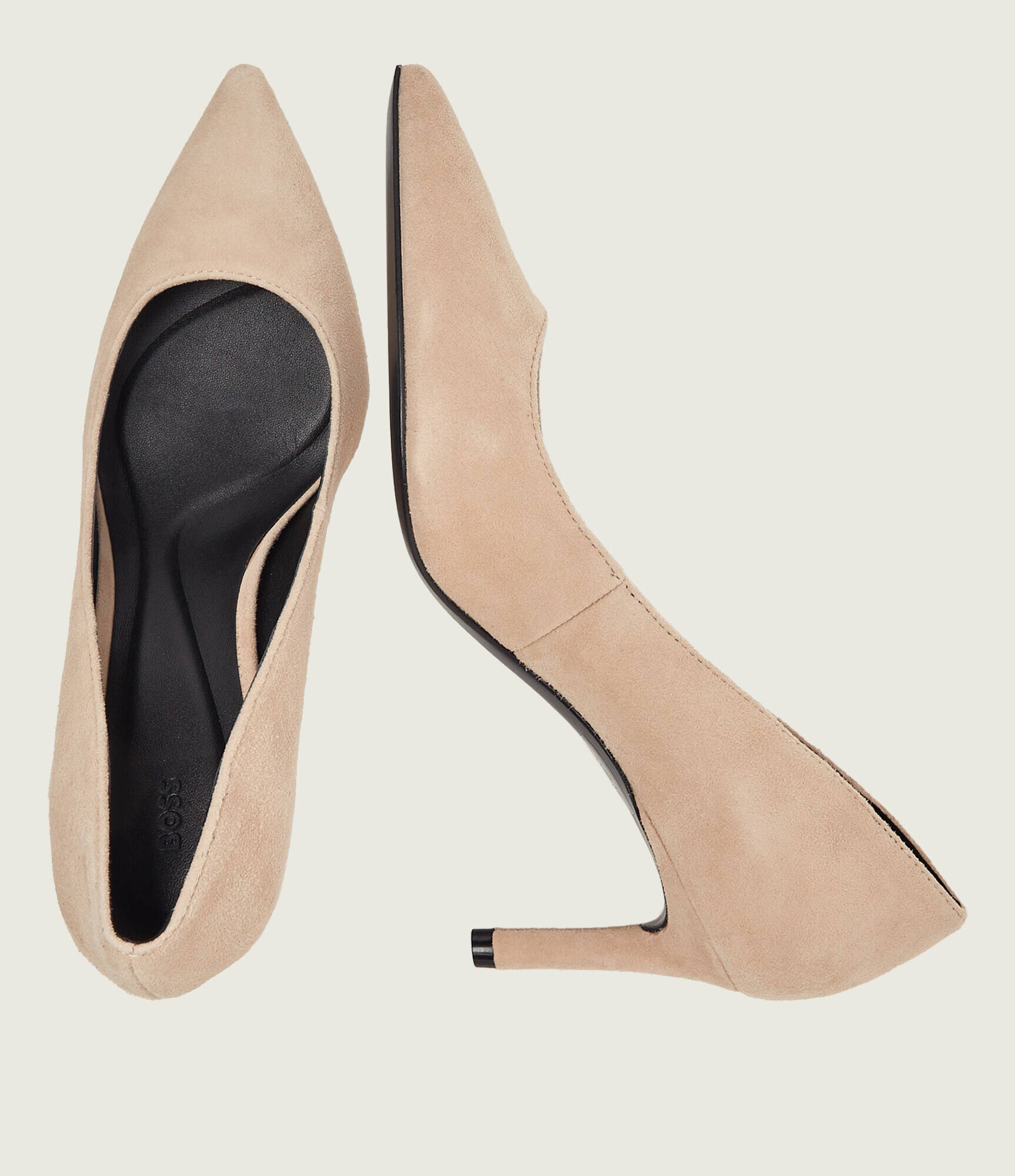 BOSS BLACK Tocuri Gracey_Pump70_SD | piele întoarsă