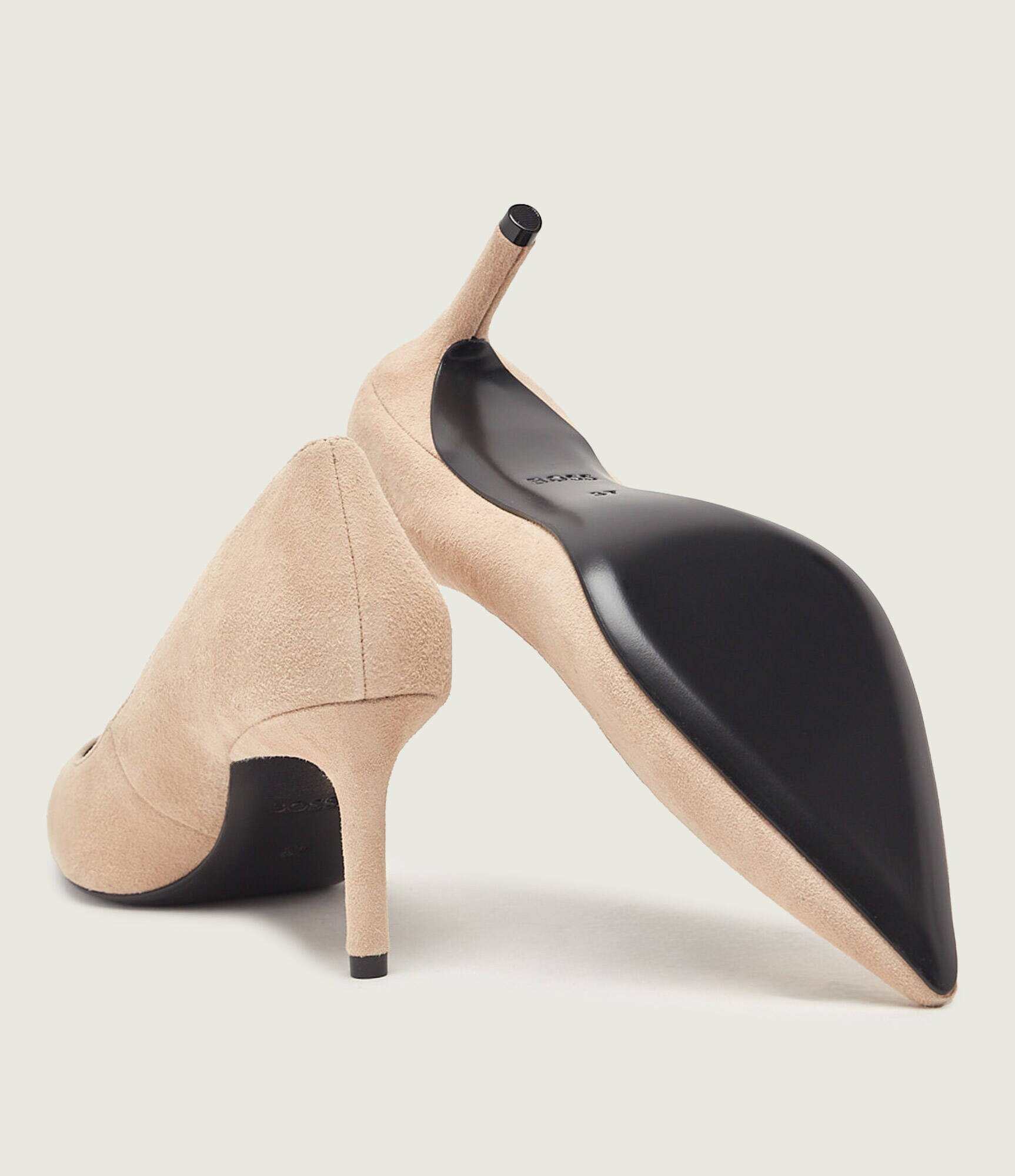 BOSS BLACK Tocuri Gracey_Pump70_SD | piele întoarsă