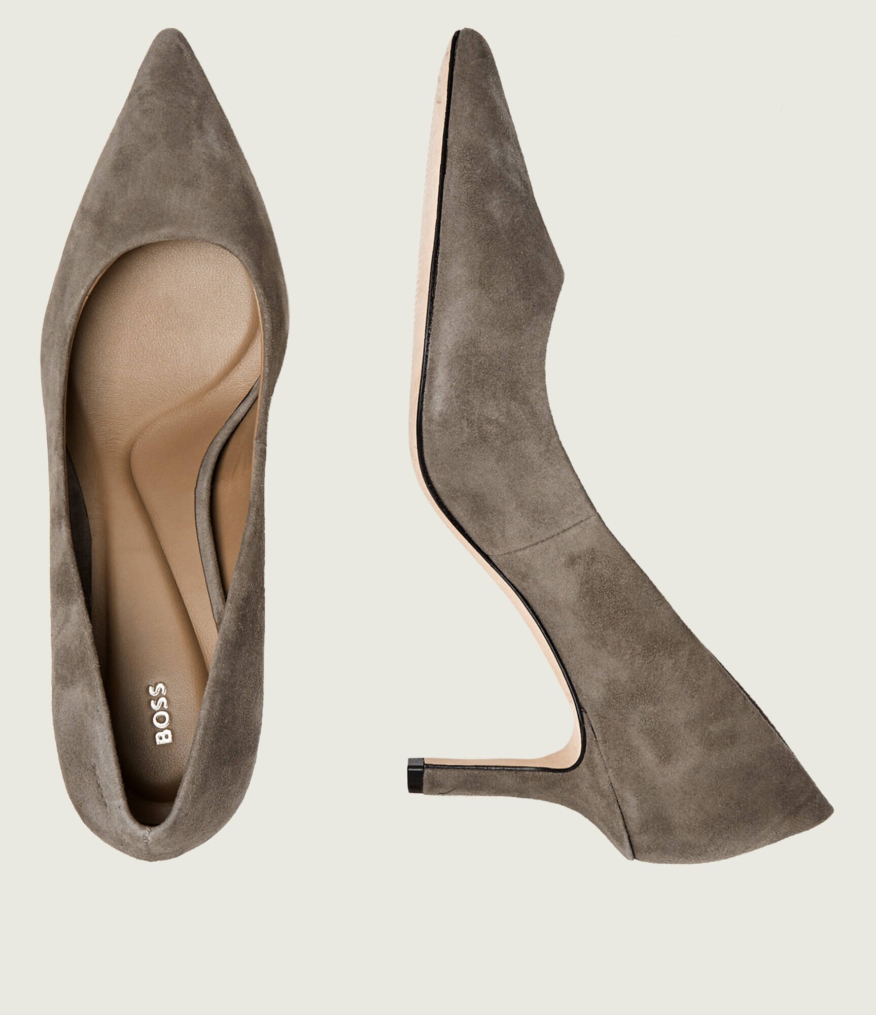 BOSS BLACK Tocuri Miah_Pump70_SD | piele întoarsă