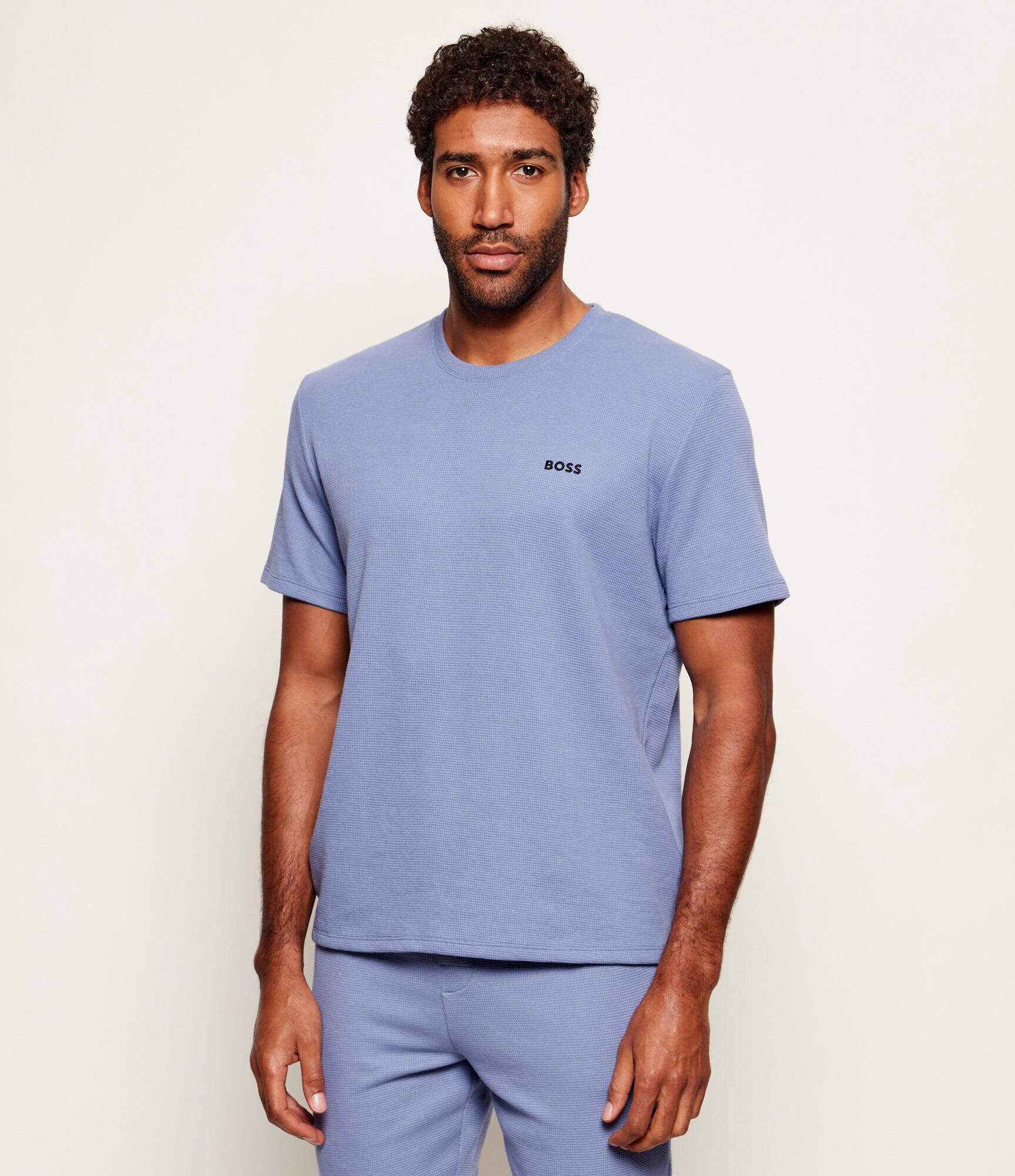 BOSS BLACK Top de pijama Waffle | regular fit