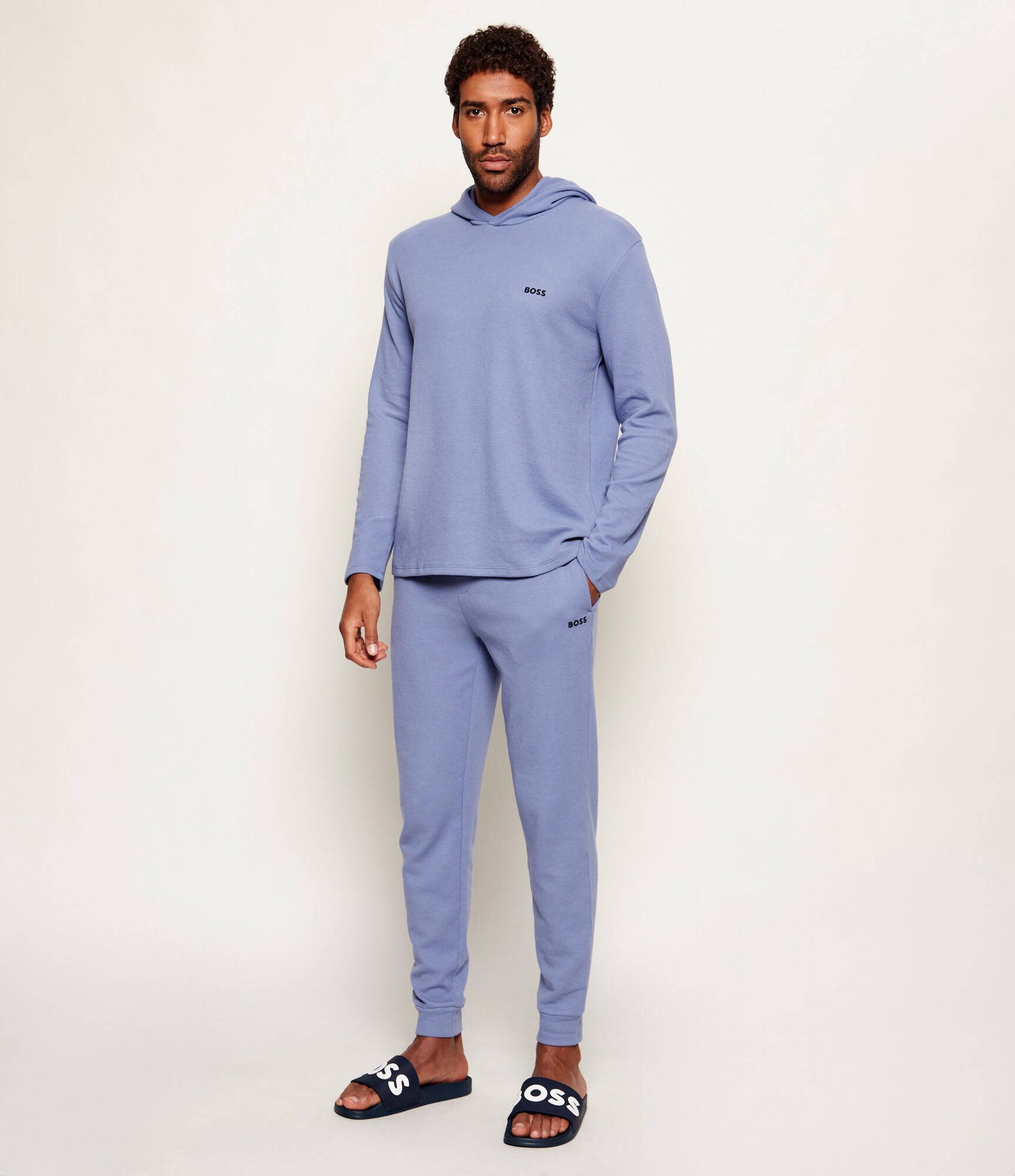 BOSS BLACK Top de pijama Waffle | regular fit