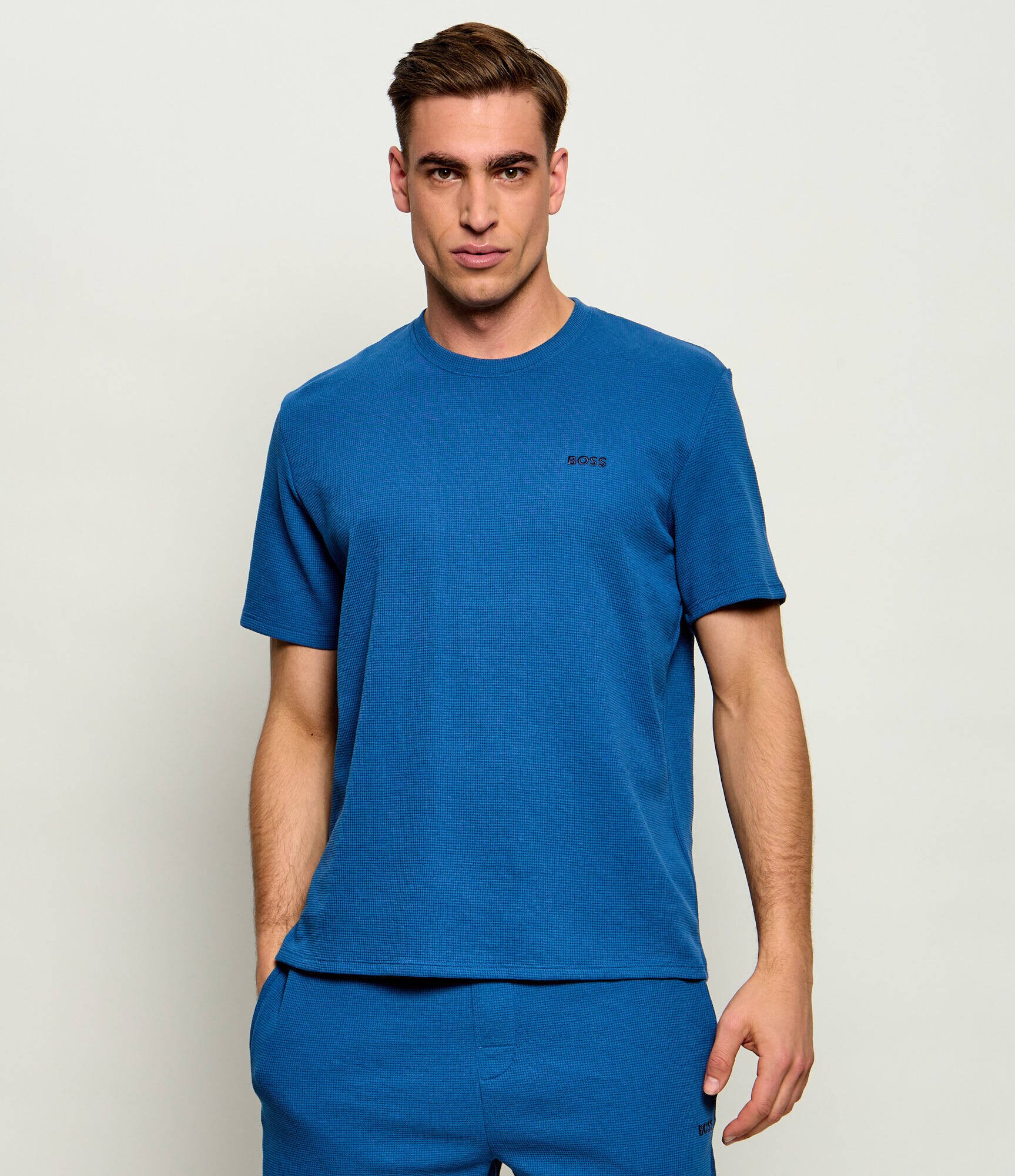 BOSS BLACK Top de pijama Waffle | regular fit
