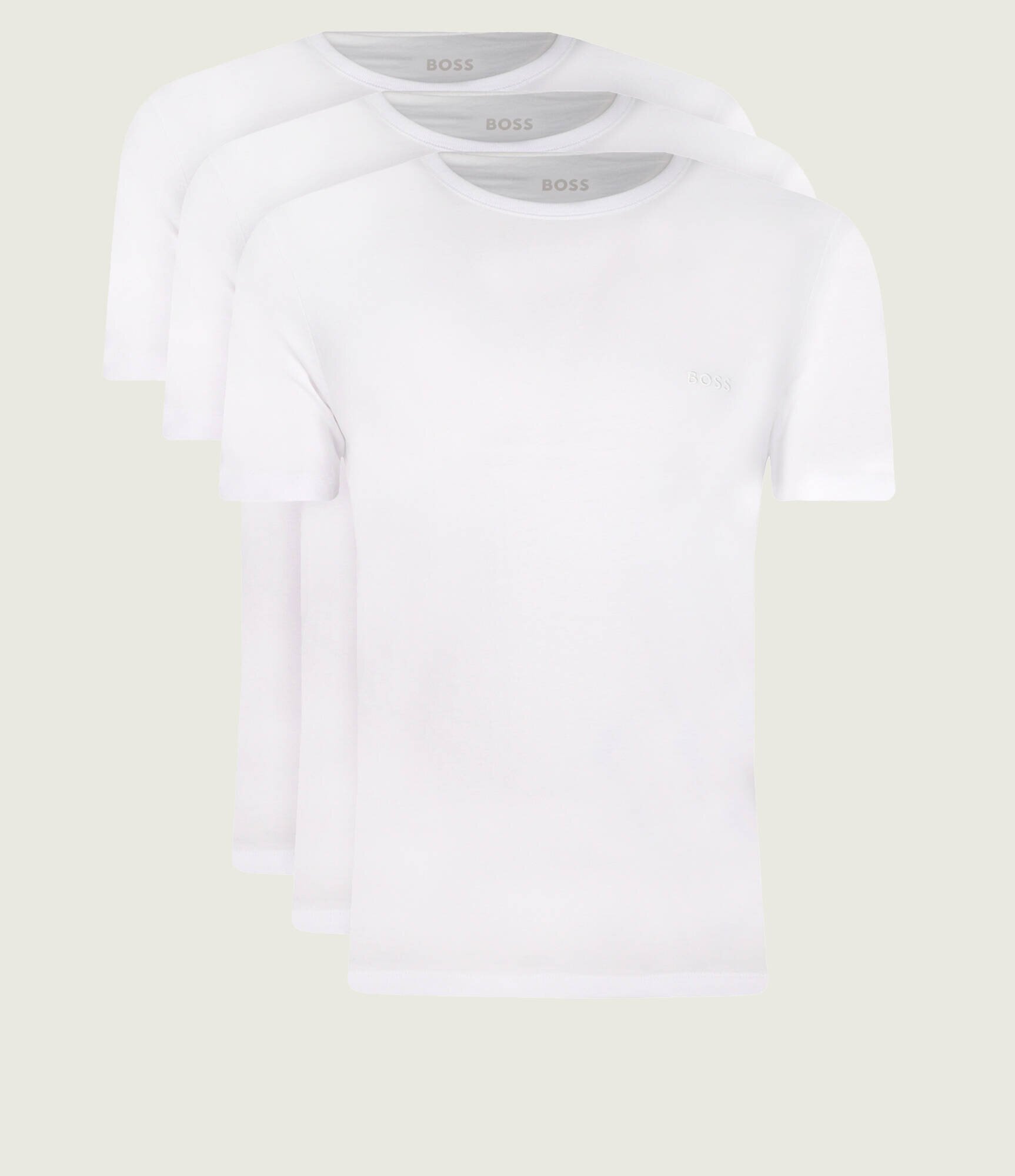 BOSS BLACK Tricou 3-pack | Regular Fit