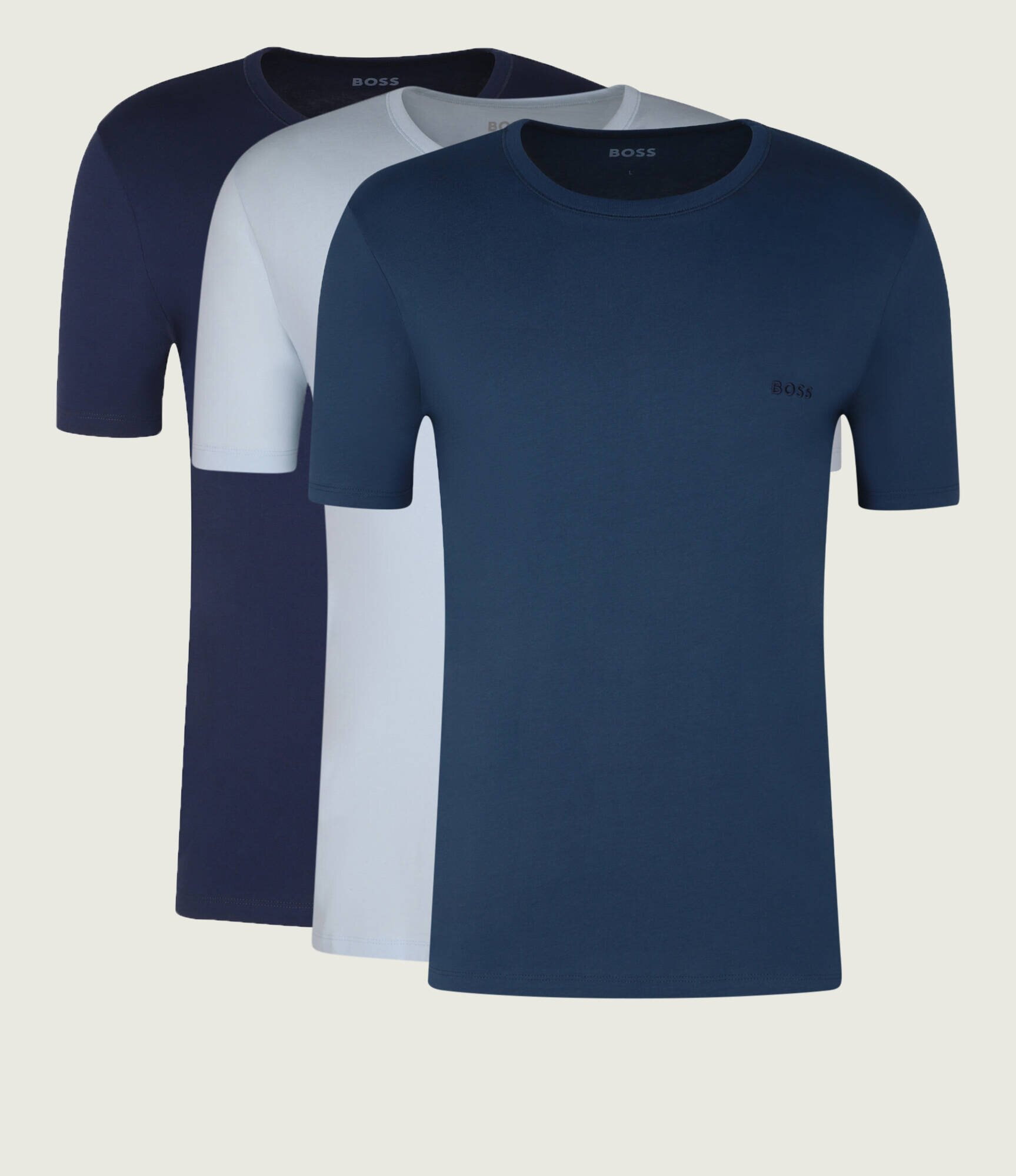 BOSS BLACK Tricou 3-pack RN Classic | regular fit