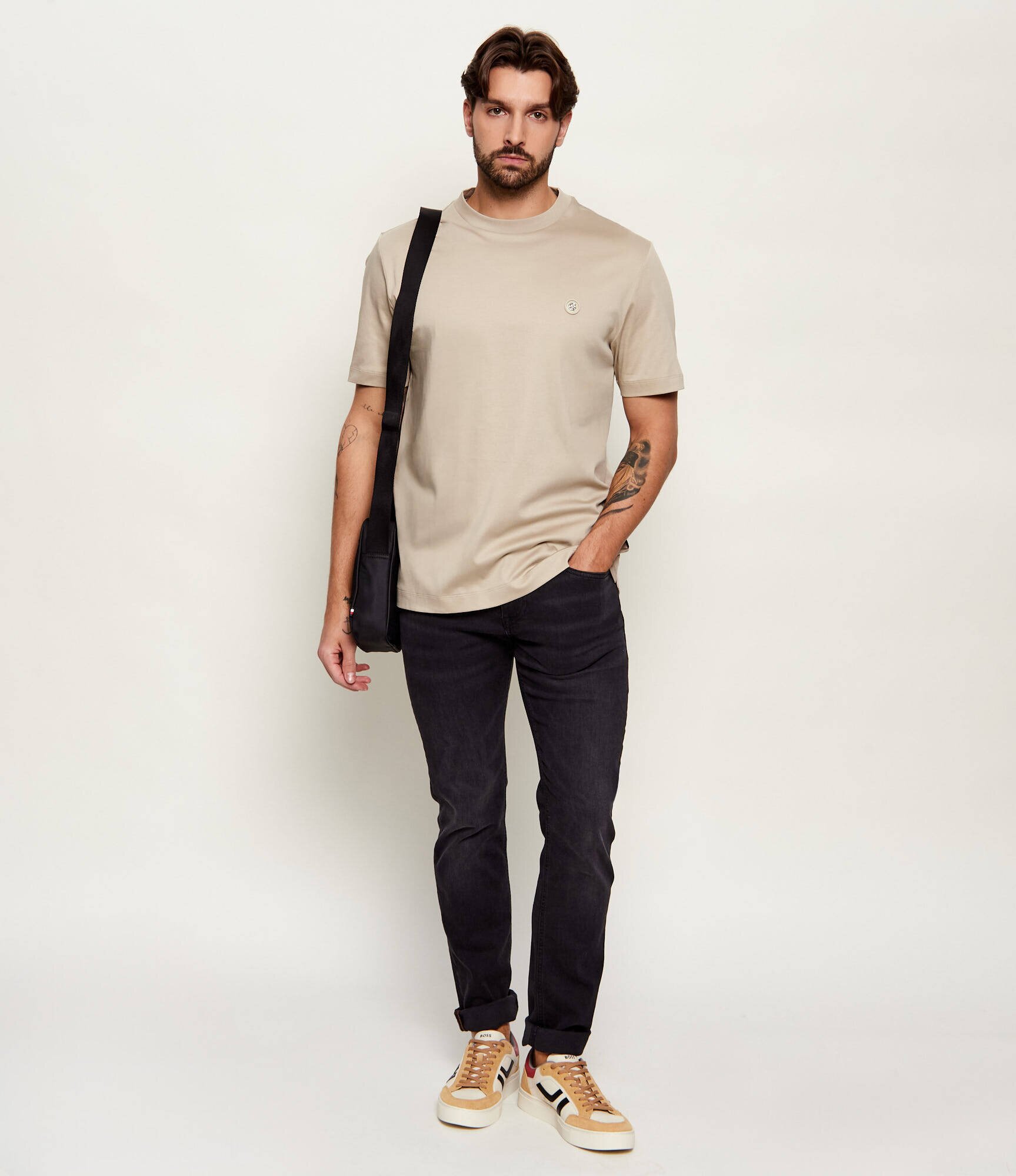 BOSS BLACK Tricou C-Taut 01 | regular fit | mercerizat