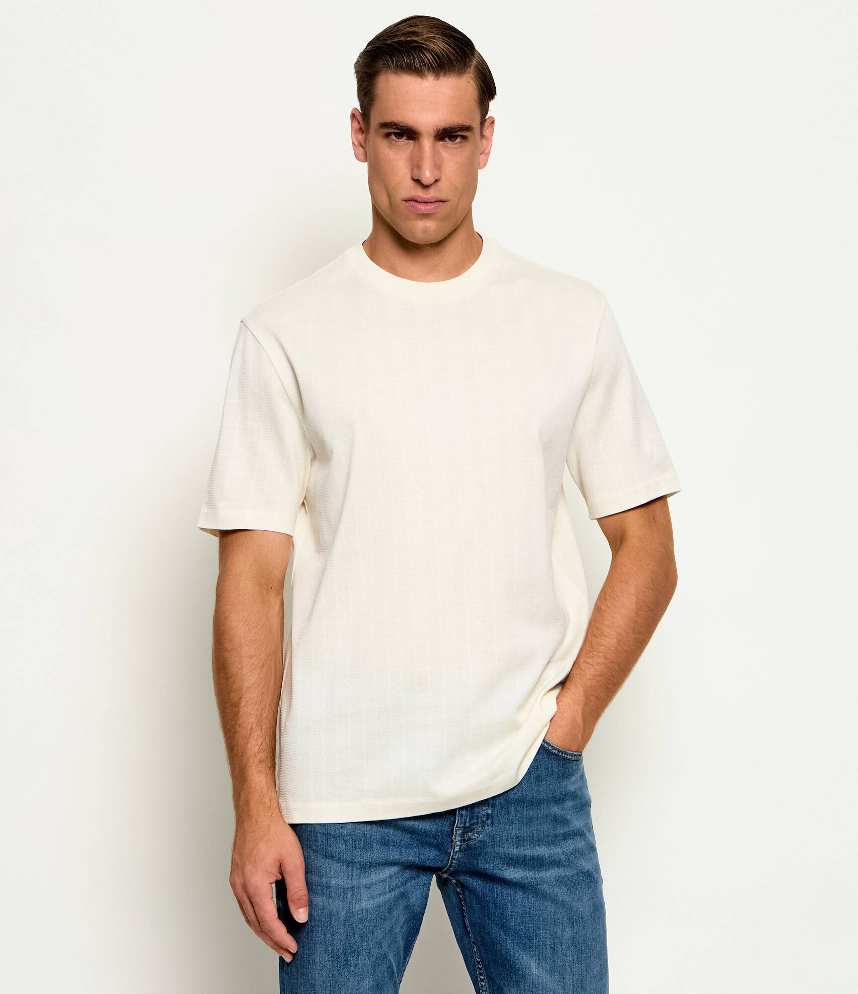 BOSS BLACK Tricou C-Taut 118 | regular fit | mercerizat