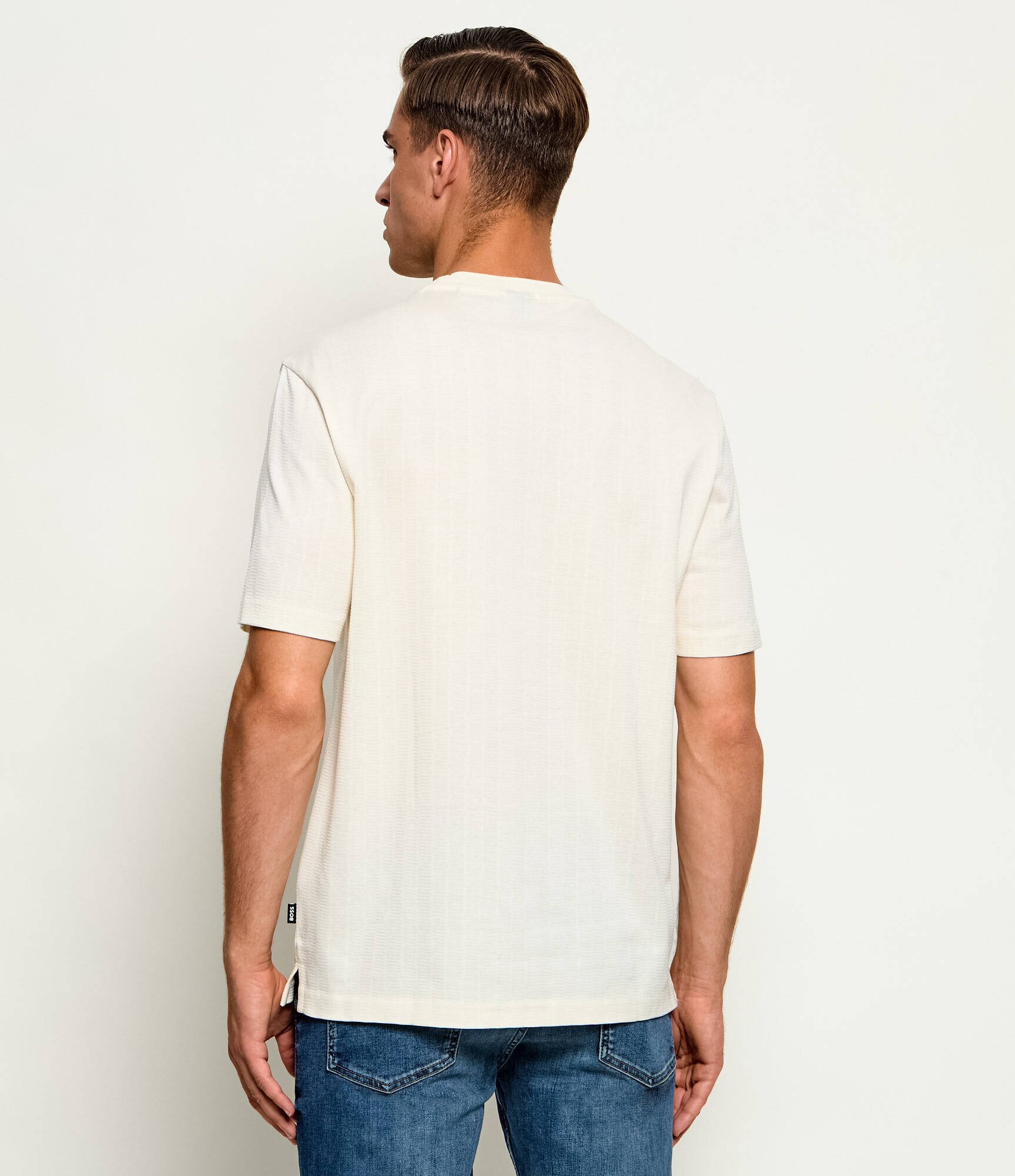 BOSS BLACK Tricou C-Taut 118 | regular fit | mercerizat