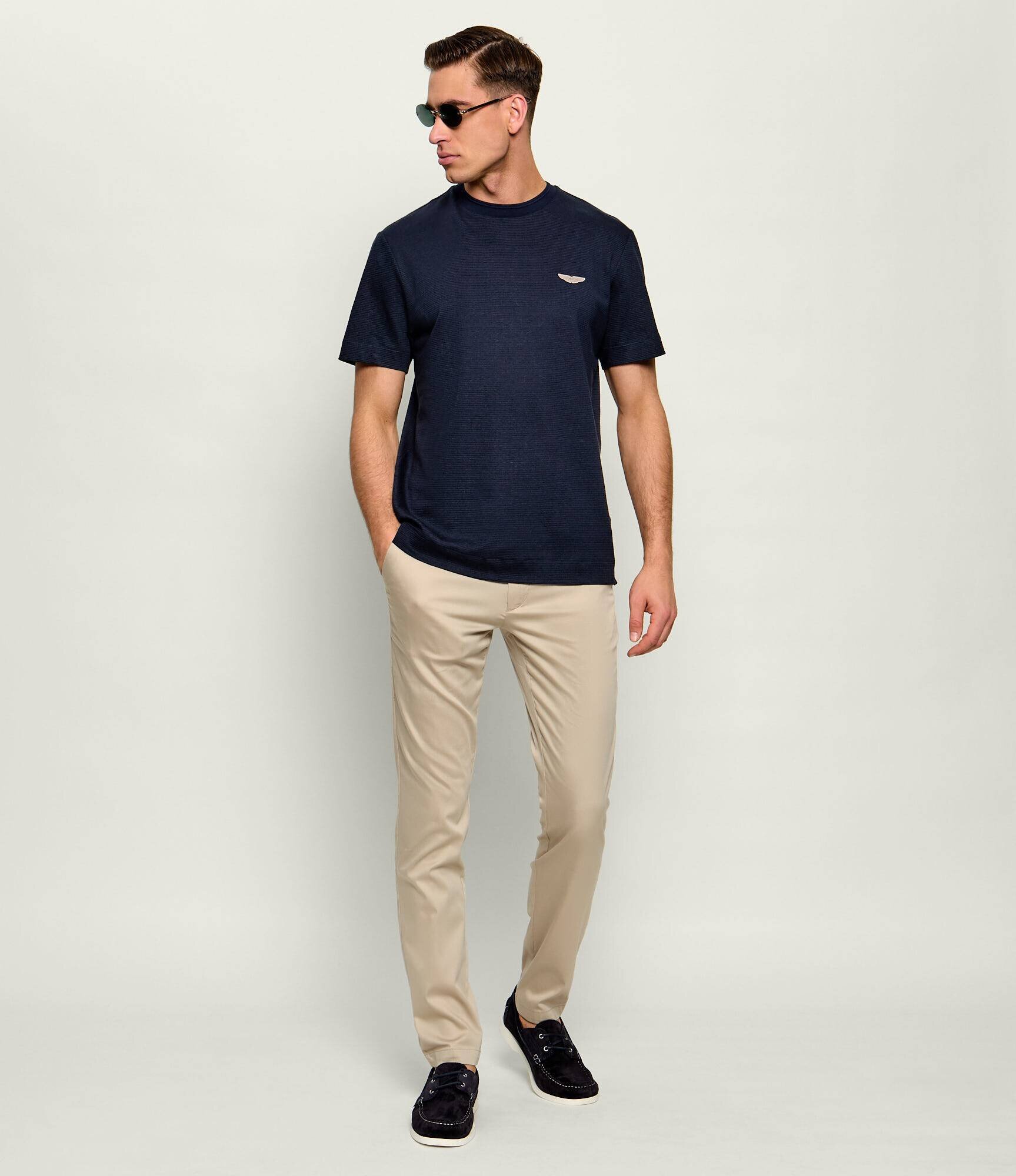 BOSS BLACK Tricou C-Taut 248 | BOSS X ASTON MARTIN | regular fit | cu adaos de in